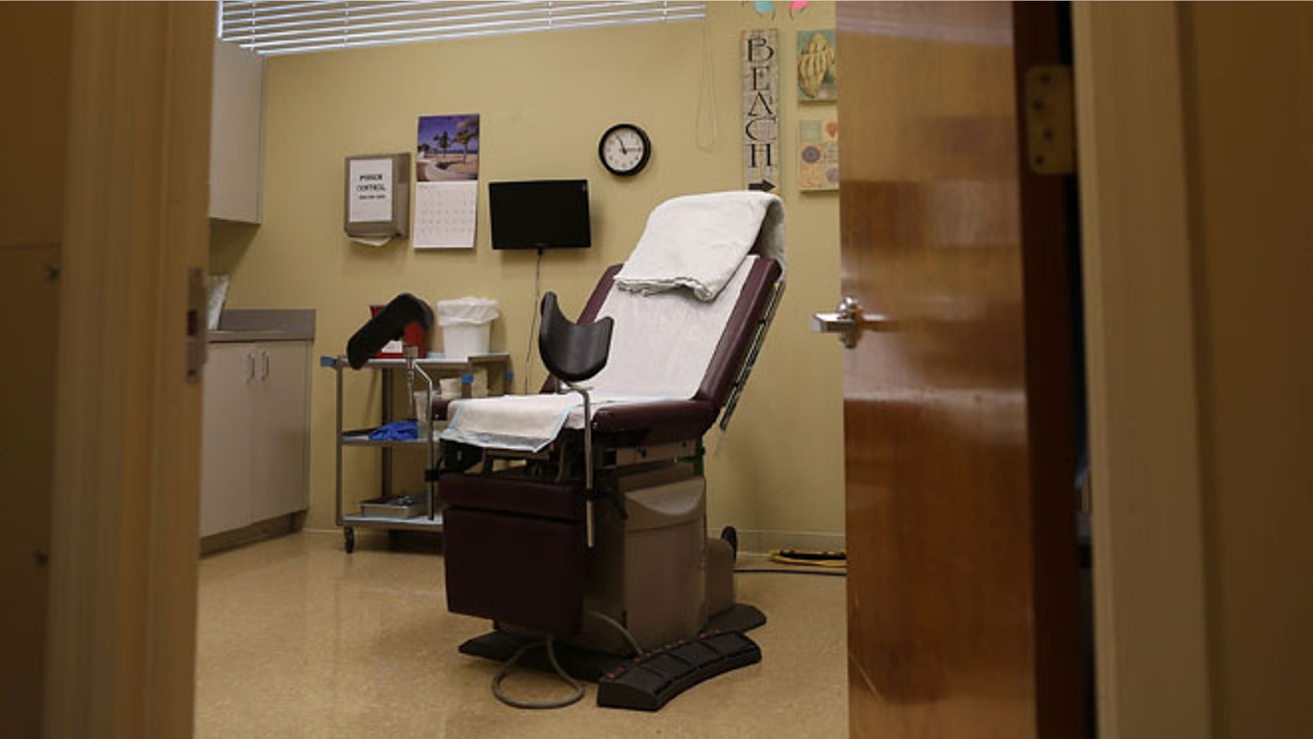 SOUTH FLORIDA - MAY 07: An examination room is seen at a women's reproductive health center that provides abortions on May 7, 2015 in a city in South Florida. The Florida State Legislature recently approved a bill mandating a 24-hour waiting period for women seeking abortions. The bill is now in the hands of Republican Florida Governor Rick Scott, who is expected to sign it into law angering pro-choice advocates who see it as another instance of legislatures trying to restrict a woman's right to legal abortion services. (Photo by Joe Raedle/Getty Images)