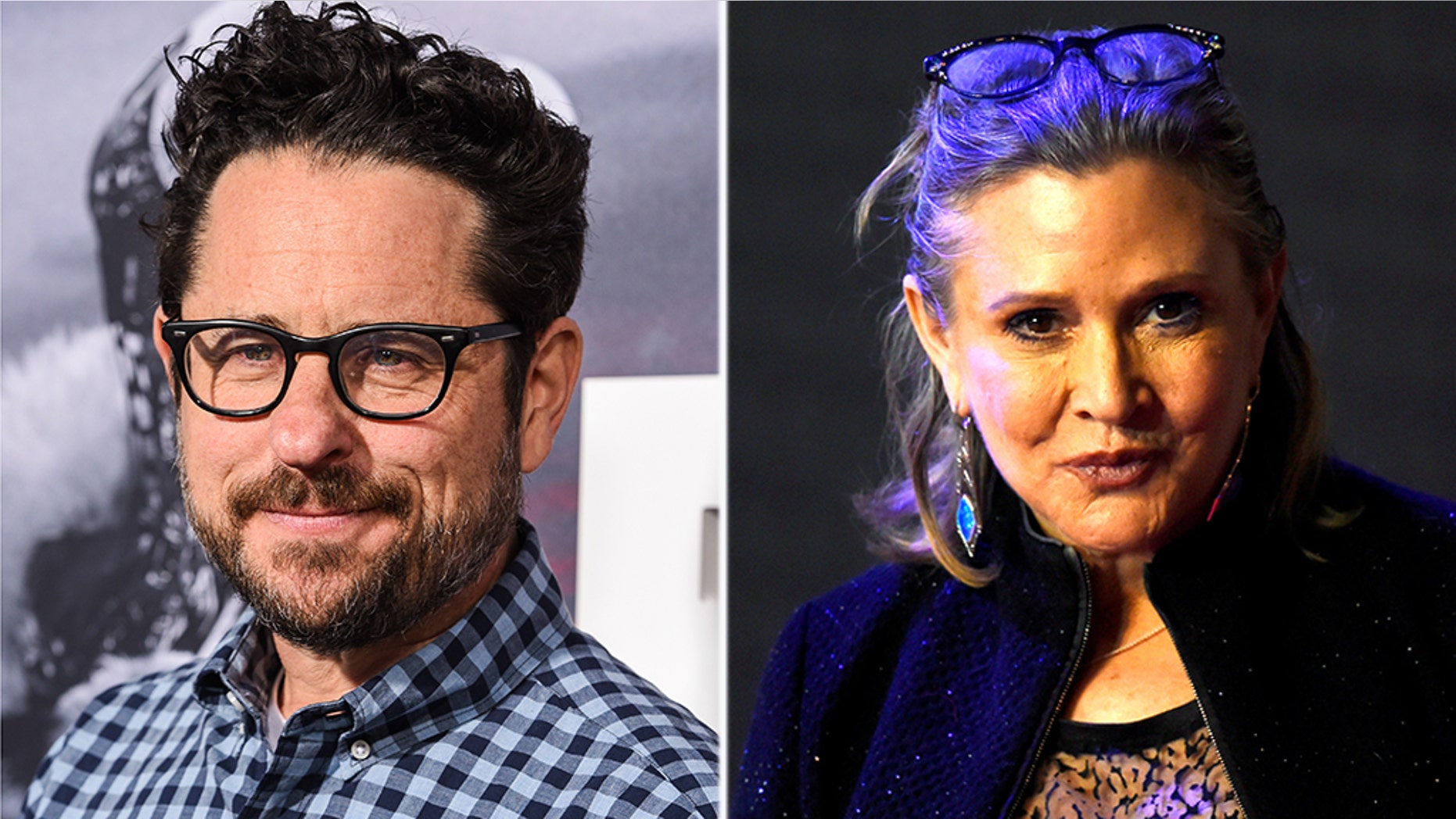 'Star Wars: Episode IX' director J.J. Abrams shared the first photo from the movie set, and paid tribute to the late Carrie Fisher on Twitter Wednesday.