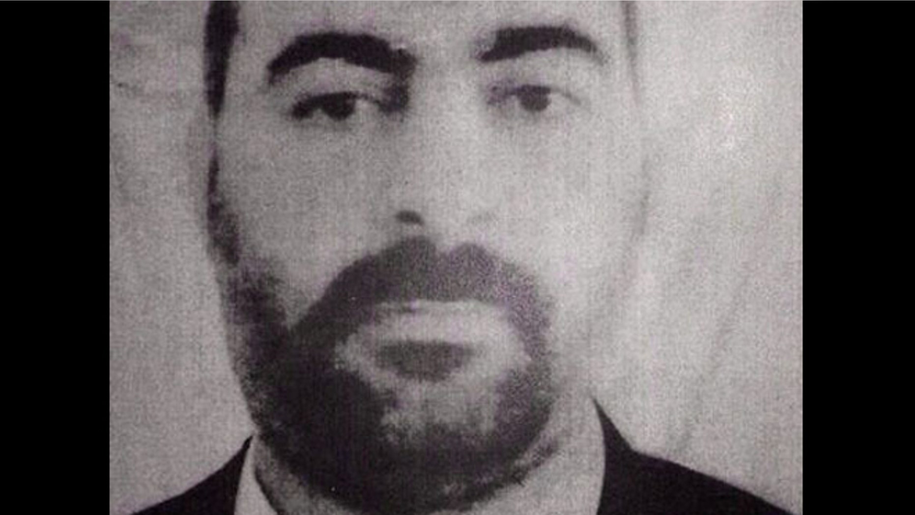 Undated file picture released on Wednesday Jan. 29, 2014, by the official website of Iraq's Interior Ministry claims to show Abu Bakr al-Baghdadi, leader of the Islamic State of Iraq and the Levant, or ISIS.