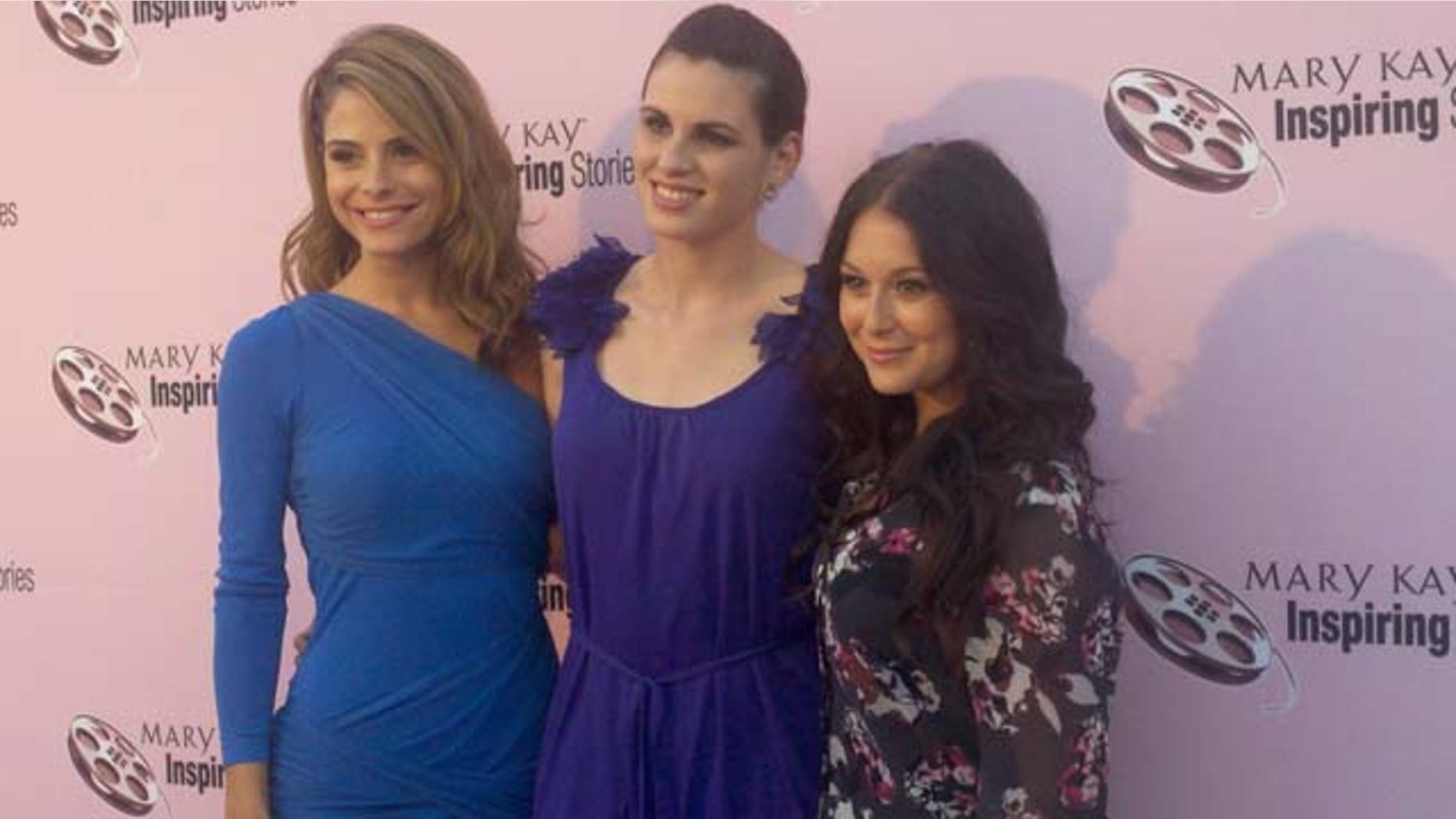 Sept. 29, 2011: Actresses Maria Menounos, Ada Alvarez and Alexa Vega attend Mary Kay’s Inspiring Stories event on Thursday to fight domestic violence.