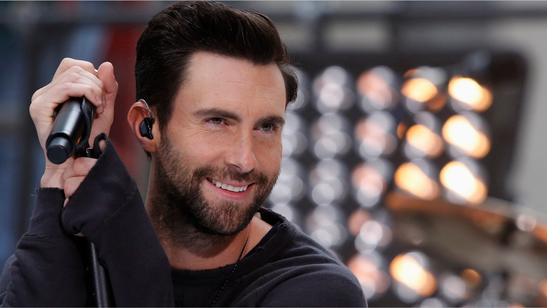 Singer Adam Levine performs with his band Maroon 5 in New York.