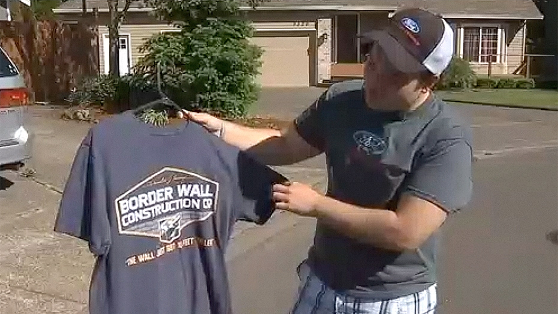 Addison Barnes is suing after being asked by his high school in Oregon to cover up a Donald Trump shirt he was wearing or go home.