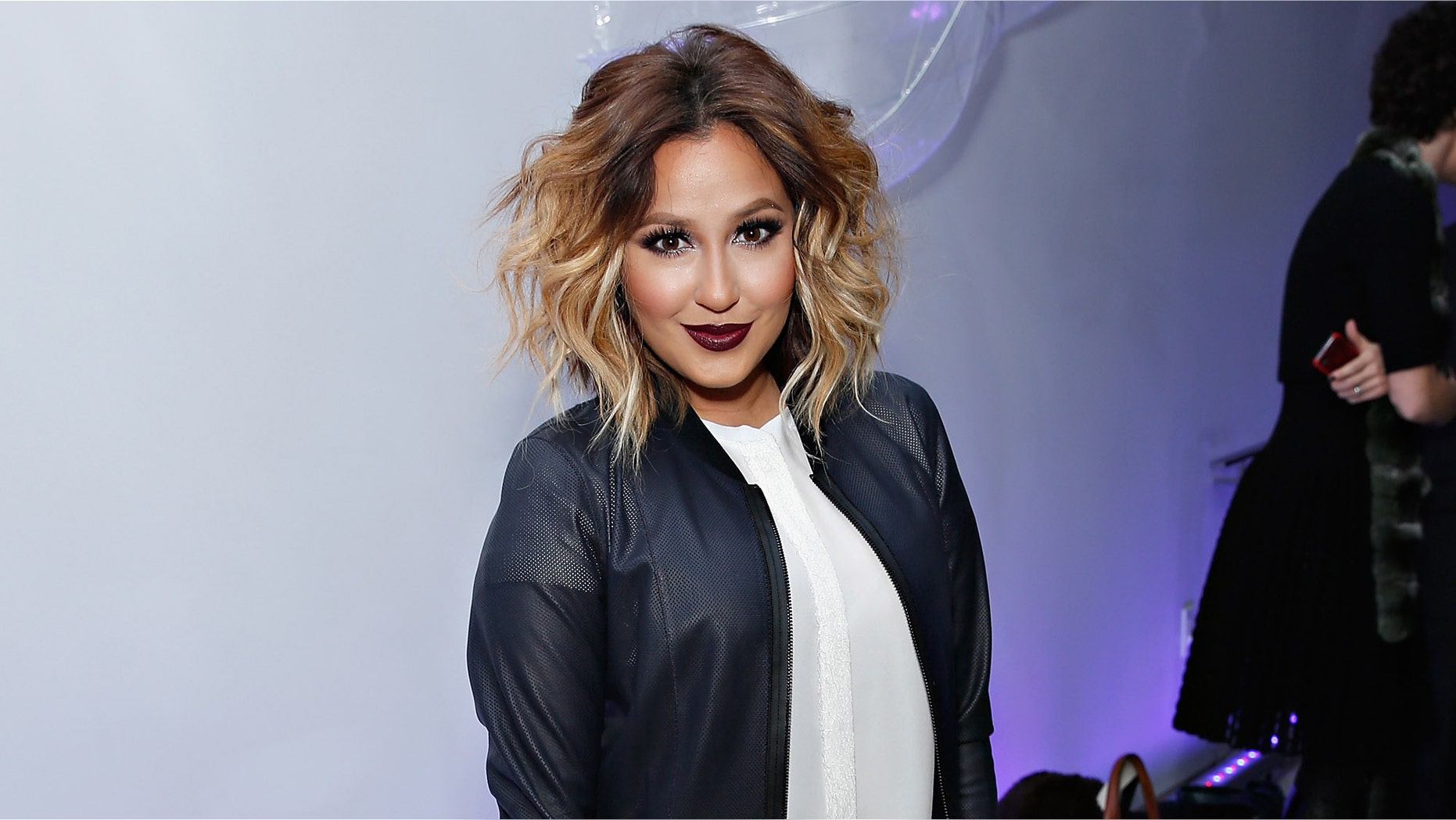 NEW YORK, NY - FEBRUARY 11: Singer/ actress Adrienne Baillon attends the Elie Tahari presentation during Mercedes-Benz Fashion Week Fall 2014 on February 11, 2014 in New York City. (Photo by Cindy Ord/Getty Images)