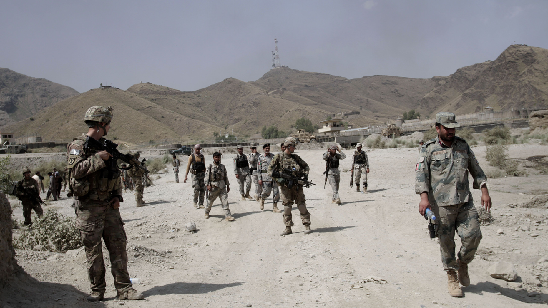 U.S. and Afghan servicemembers in 2013. U.S. officials say a joint operation dismantled major Al Qaeda networks in southern Afghanistan.