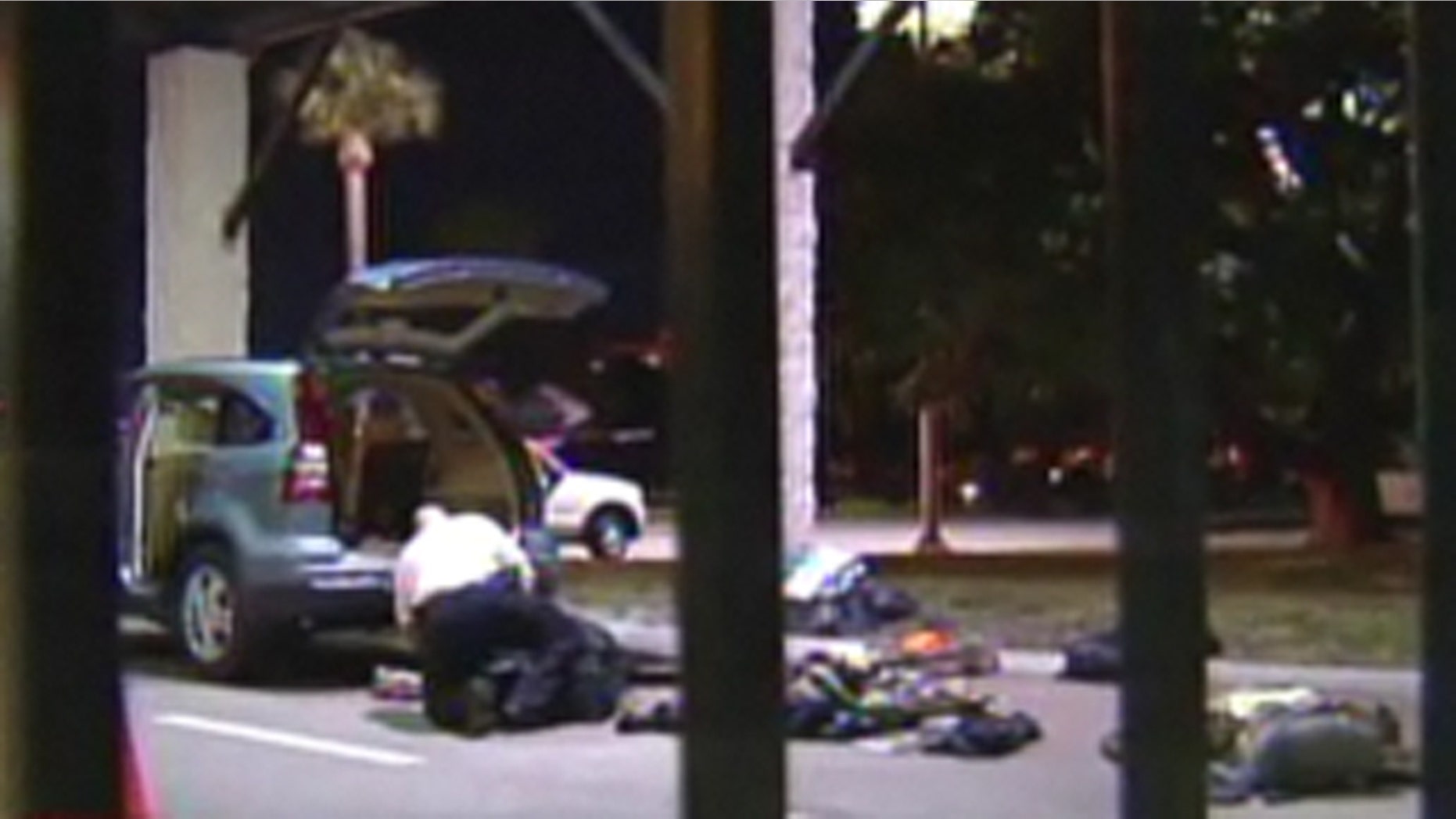 Officials at MacDill Air Force Base say one of the two people stopped at the base's Bayshore gate Monday night is an active duty military member who currently has AWOL status.