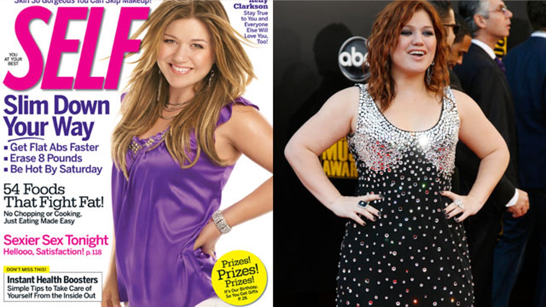 Some say Kelly Clarkson was made to look thinner on Self magazine recently. Is airbrushing a necessity or over-the top?