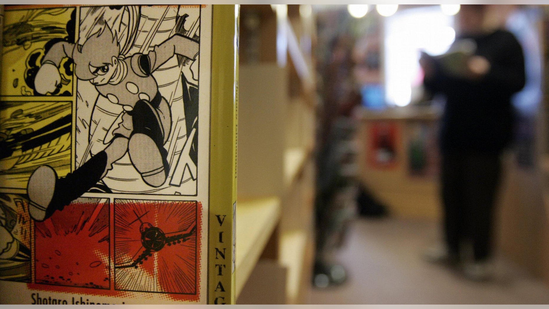 Akira comics displayed at Big Planet Comics in Washington DC, in a 2005 file photo.