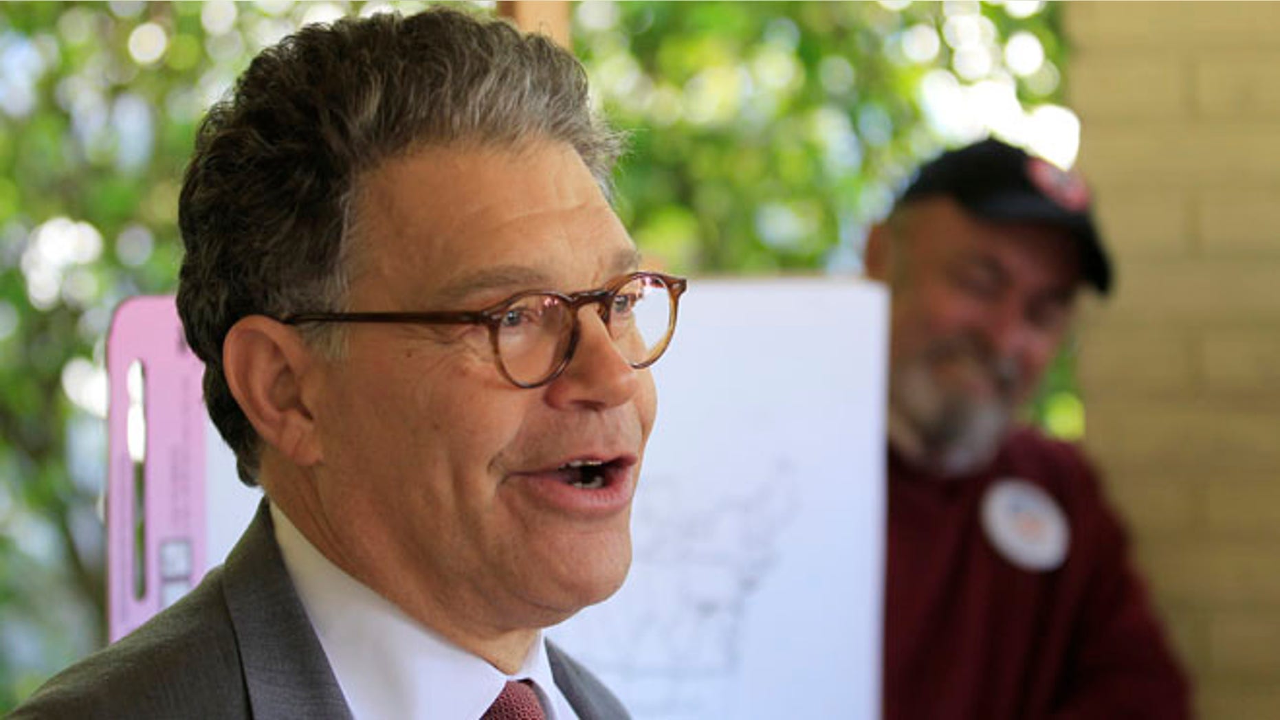 U.S. Sen. Al Franken (D-MN) in Wilton Manors, Florida October 31, 2012.