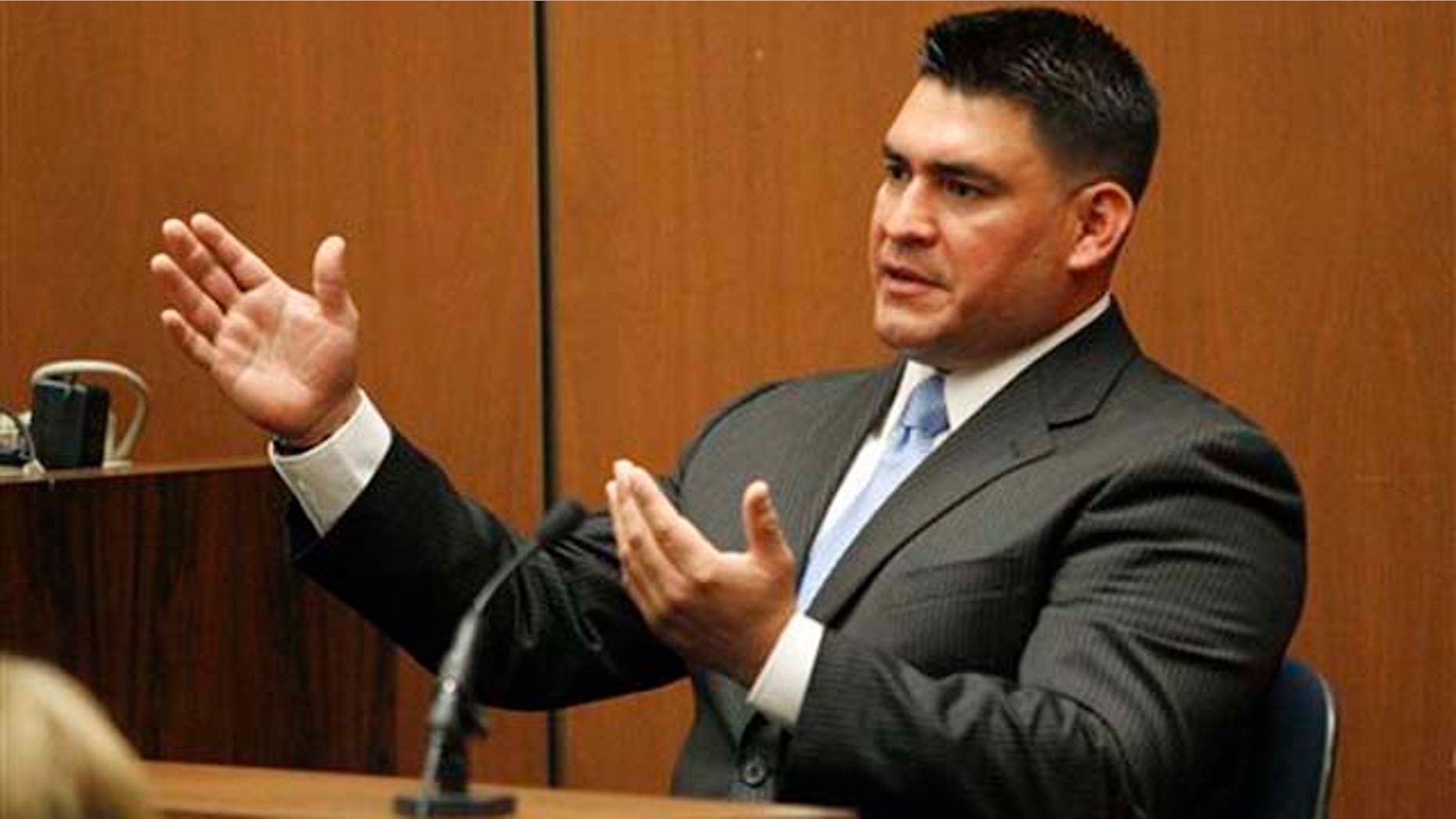 Sept. 29, 2011: Michael Jackson's former Bodyguard Alberto Alvarez takes the stand in court.