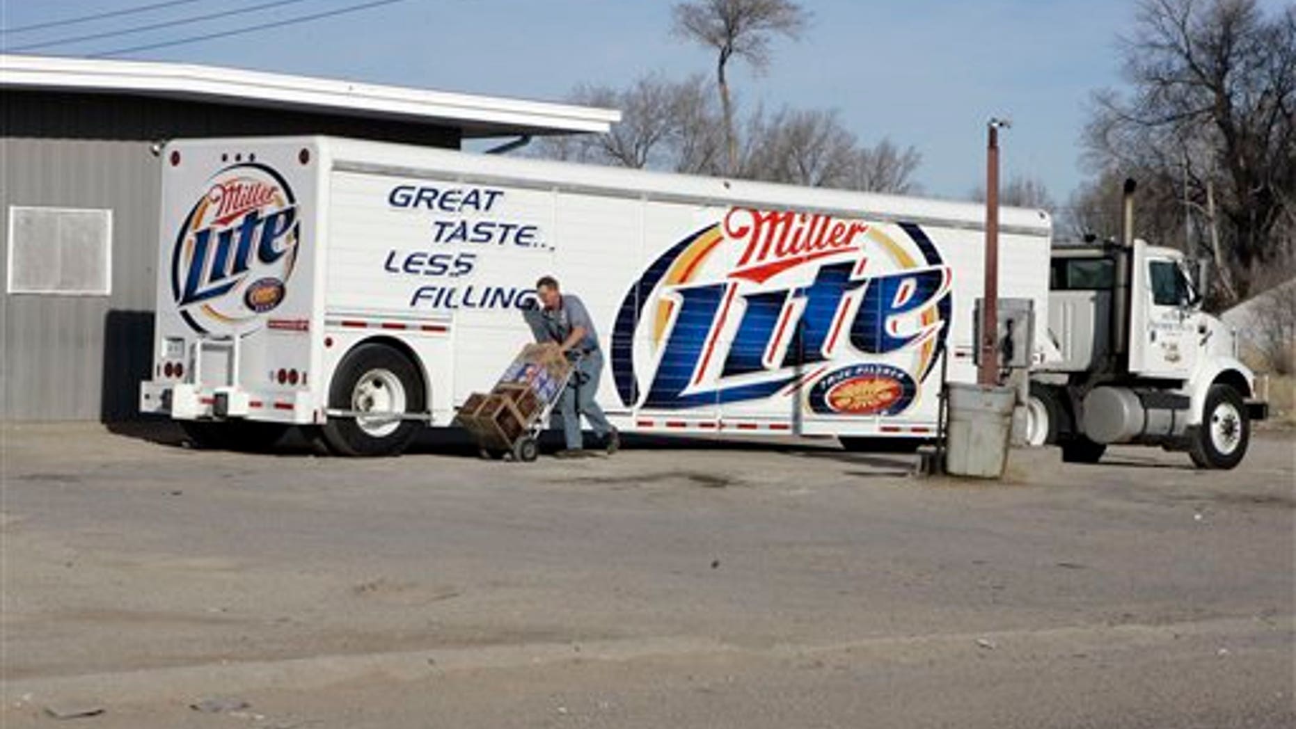 March 6, 2006: A shipment of beer is delivered to a store in Whiteclay, Neb.