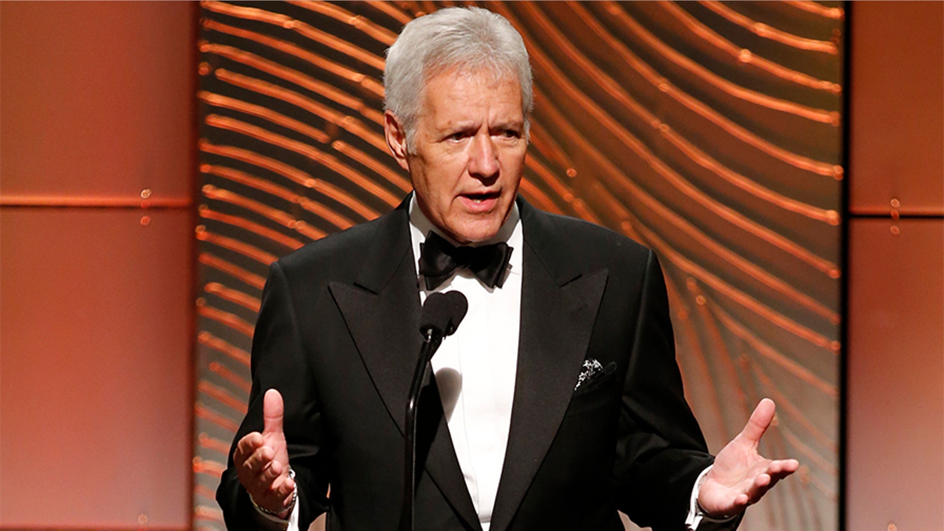 Alex Trebek during the 40th annual Daytime Emmy Awards in Beverly Hills, Calif., in 2013.