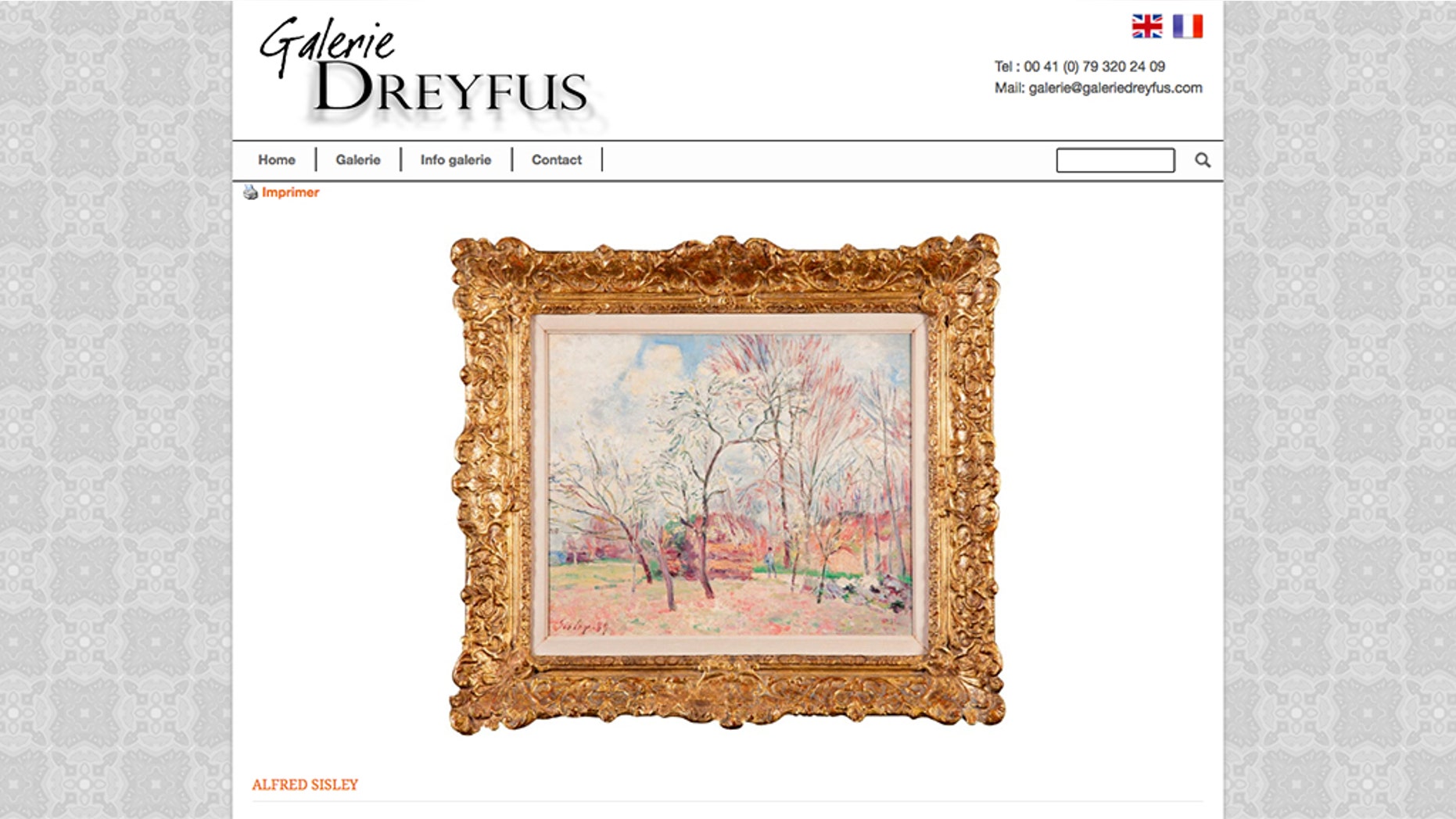 (Credit: Alfred Sisley, Dreyfus Gallery)