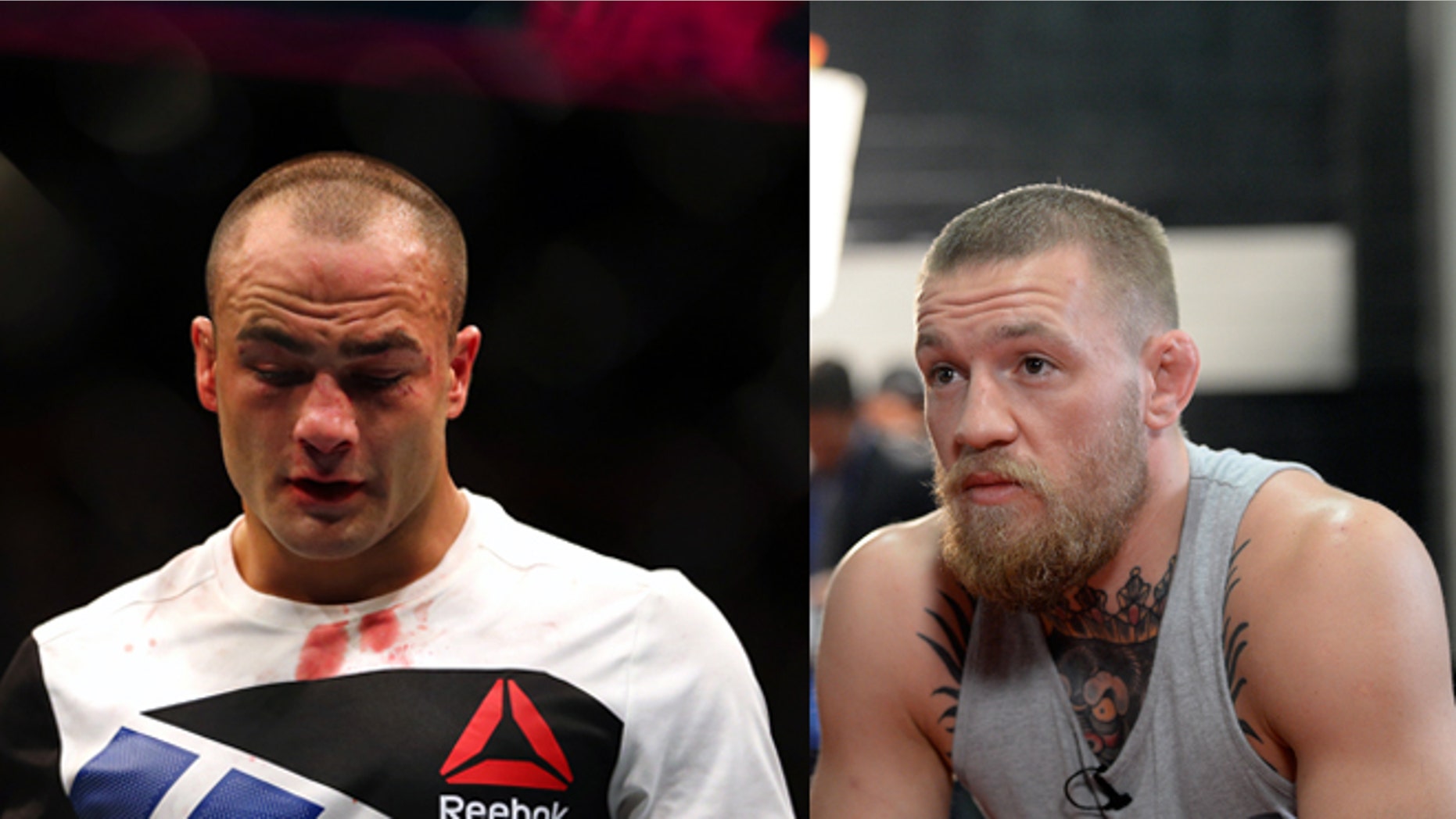 Eddie Alvarez (left) and Conor McGregor. (Photos: Getty Images)