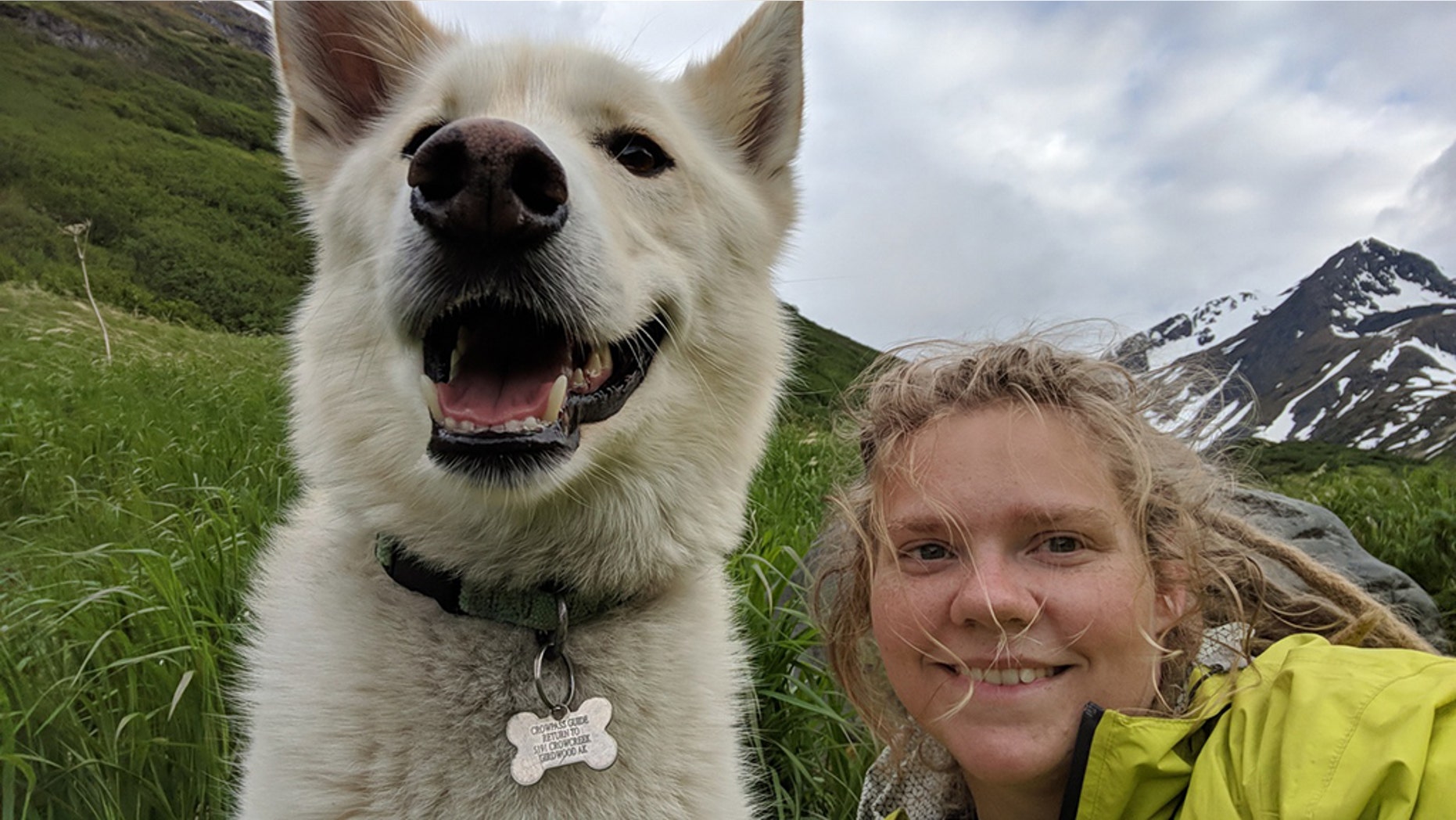 The Tennessee native is crediting the adventurous dog with saving her life.