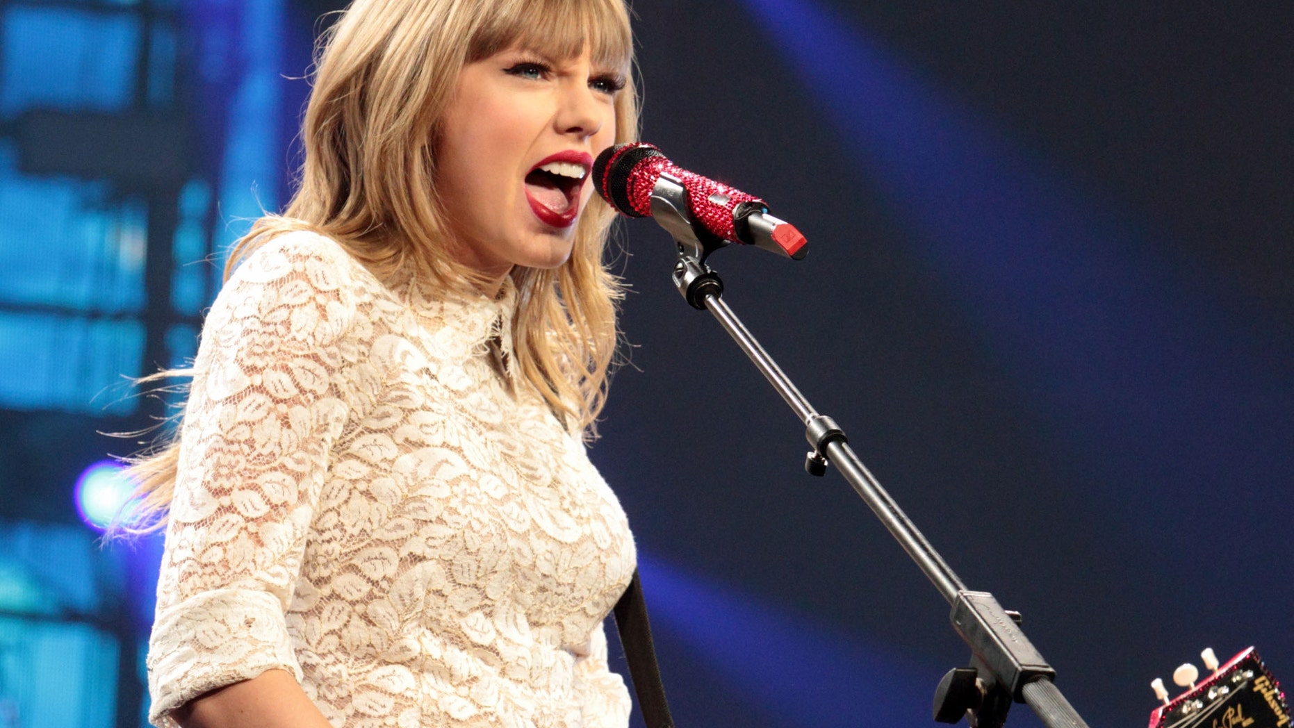 May 11, 2013 - FILE photo of Taylor Swift performing during her Red Tour at the Verizon Center in Washington.