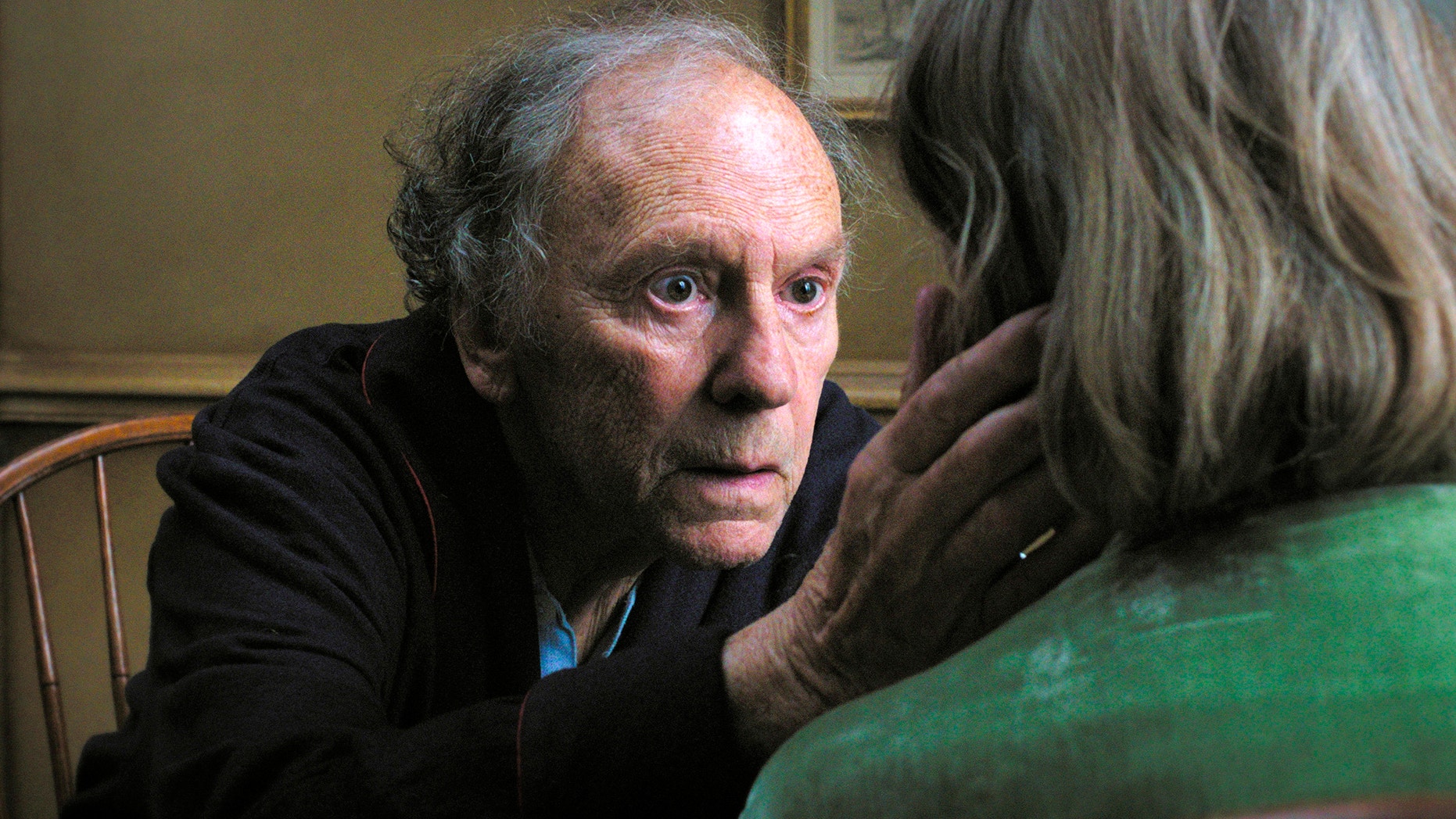 This film image released by Sony Pictures Classics shows Jean-Louis Trintignant in a scene from the Austrian film, "Amour."