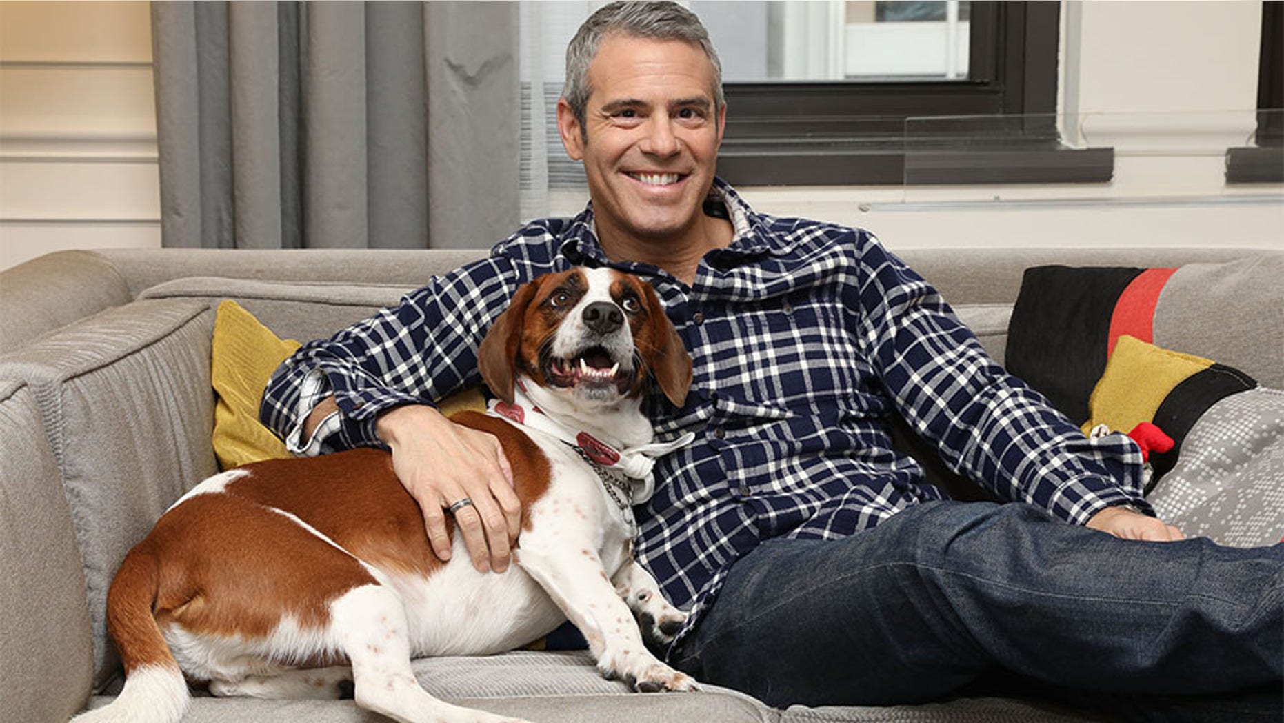 Andy Cohen with Wacha.