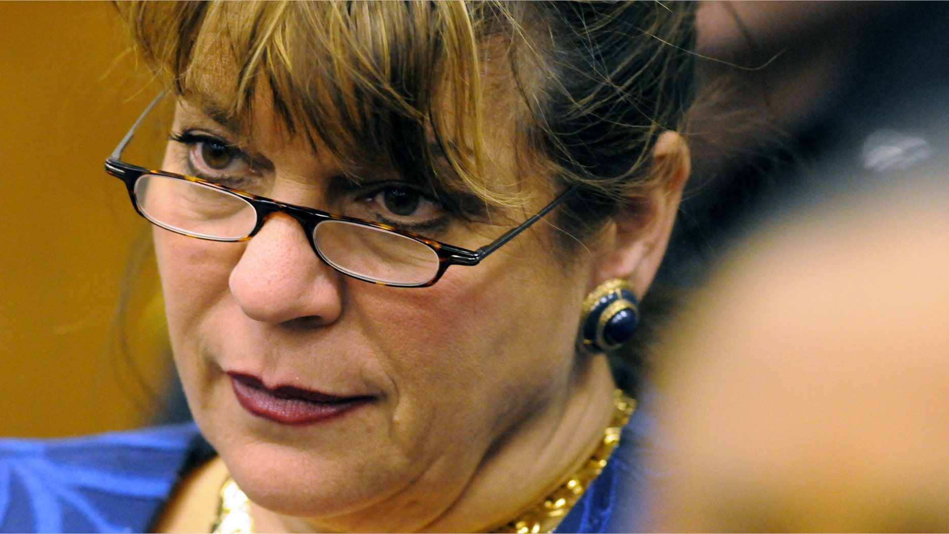In this March 9, 2010 photo, state attorney Angela Corey listens to a victim's impact statement at the Duval County Courthouse in Jacksonville, Fla. Corey was named the special prosecutor in the shooting death of Trayvon Martin by a neighborhood watch volunteer. Corey was once fired from her job as a prosecutor. She has a reputation for rarely using grand juries and has been accused of being too close with law enforcement. (AP Photo/The Florida Times-Union, Bruce Lipsky)