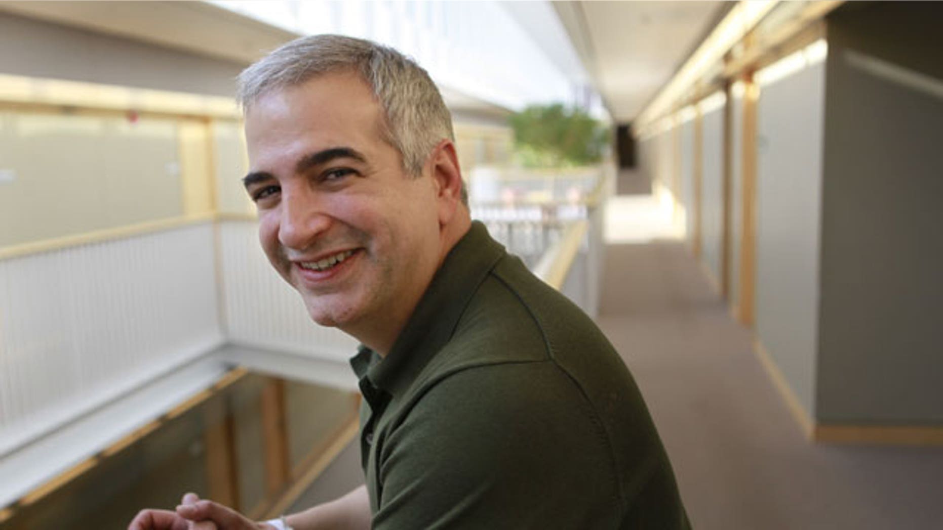 In this April 12, 2010 file photo, Anthony Shadid, winner of the 2010 Pulitzer Prize for International Reporting with The Washington Post, poses for a portrait at the Watson Institute for International Studies, on the campus of Brown University, in Providence, R.I.