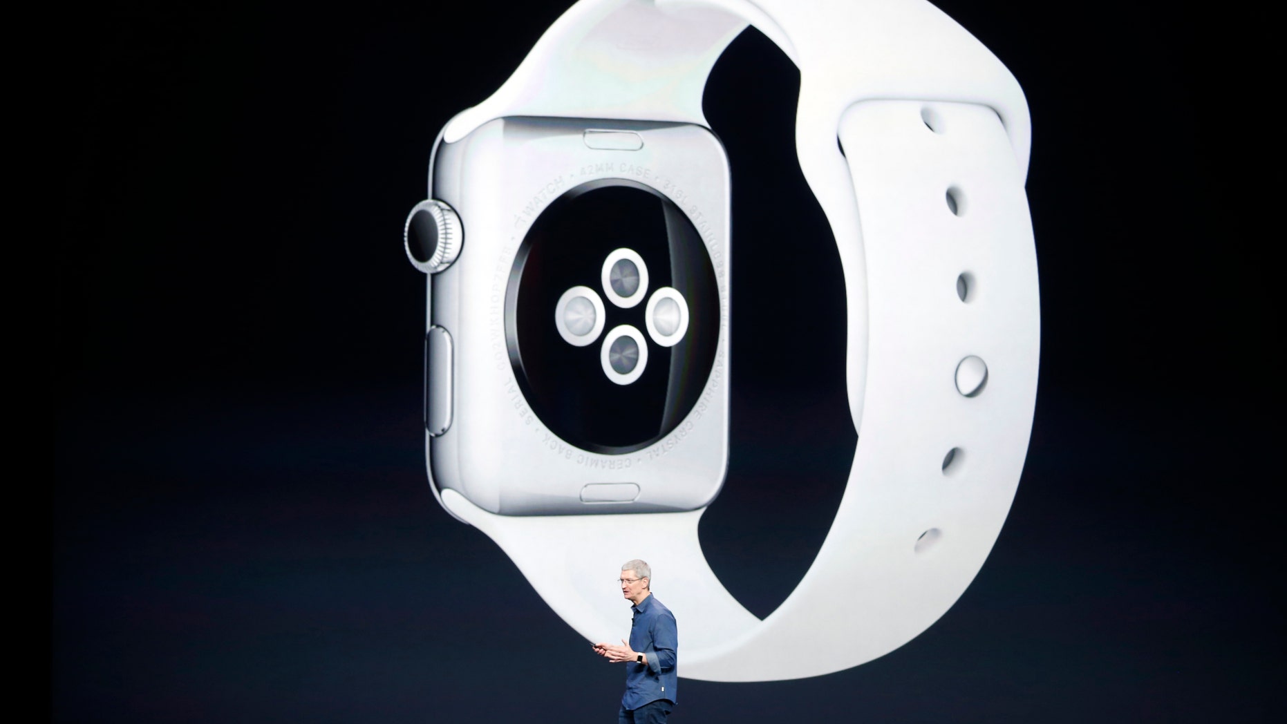 Apple CEO Tim Cook speaks during an Apple event announcing the iPhone 6 and the Apple Watch at the Flint Center in Cupertino, California, September 9, 2014. REUTERS/Stephen Lam (UNITED STATES - Tags: BUSINESS SCIENCE TECHNOLOGY) - RTR45LH4