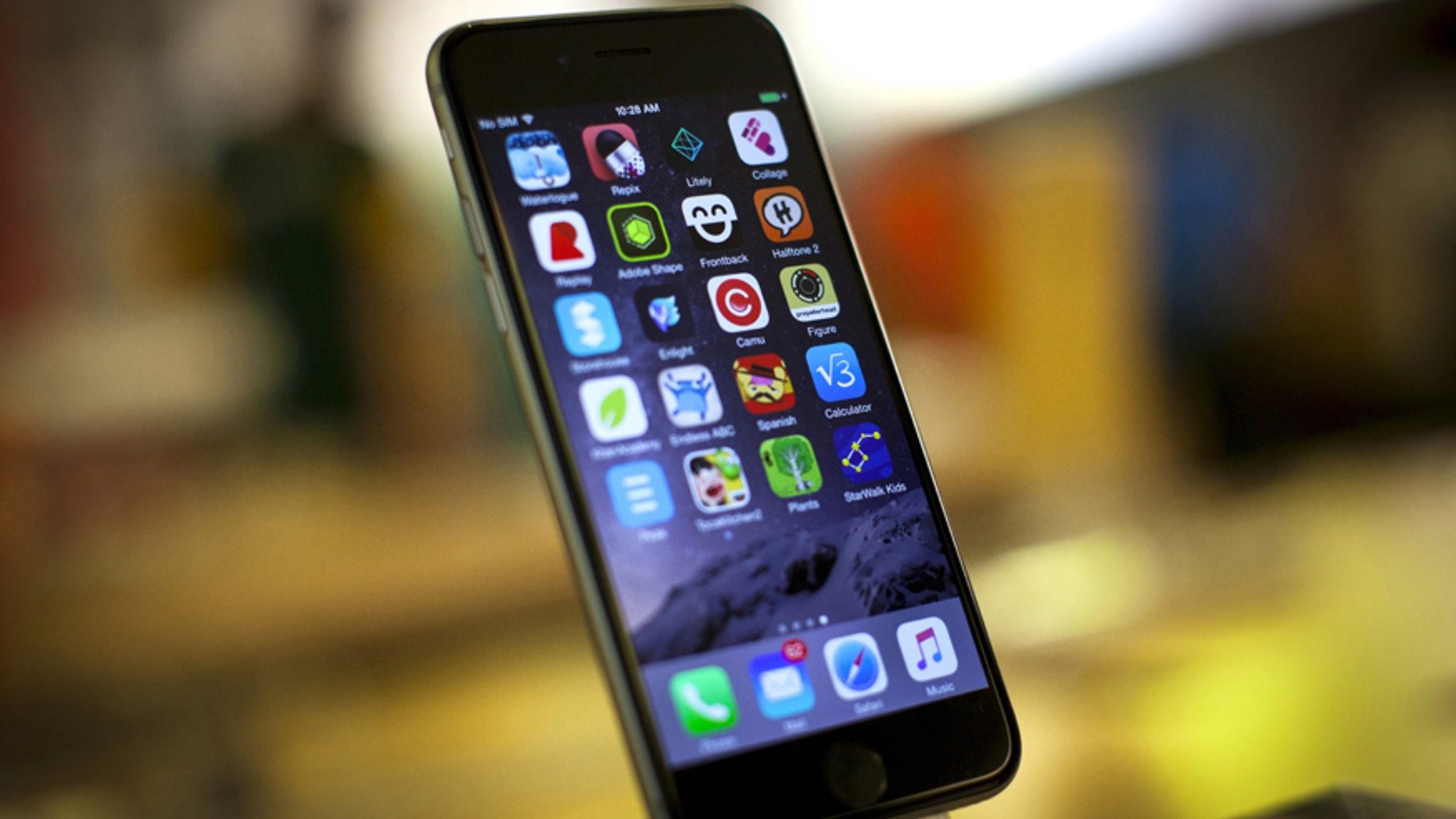 File photo - An Apple iPhone 6 is seen on display at the Apple store on 5th Avenue in the Manhattan borough of New York City, July 21, 2015.