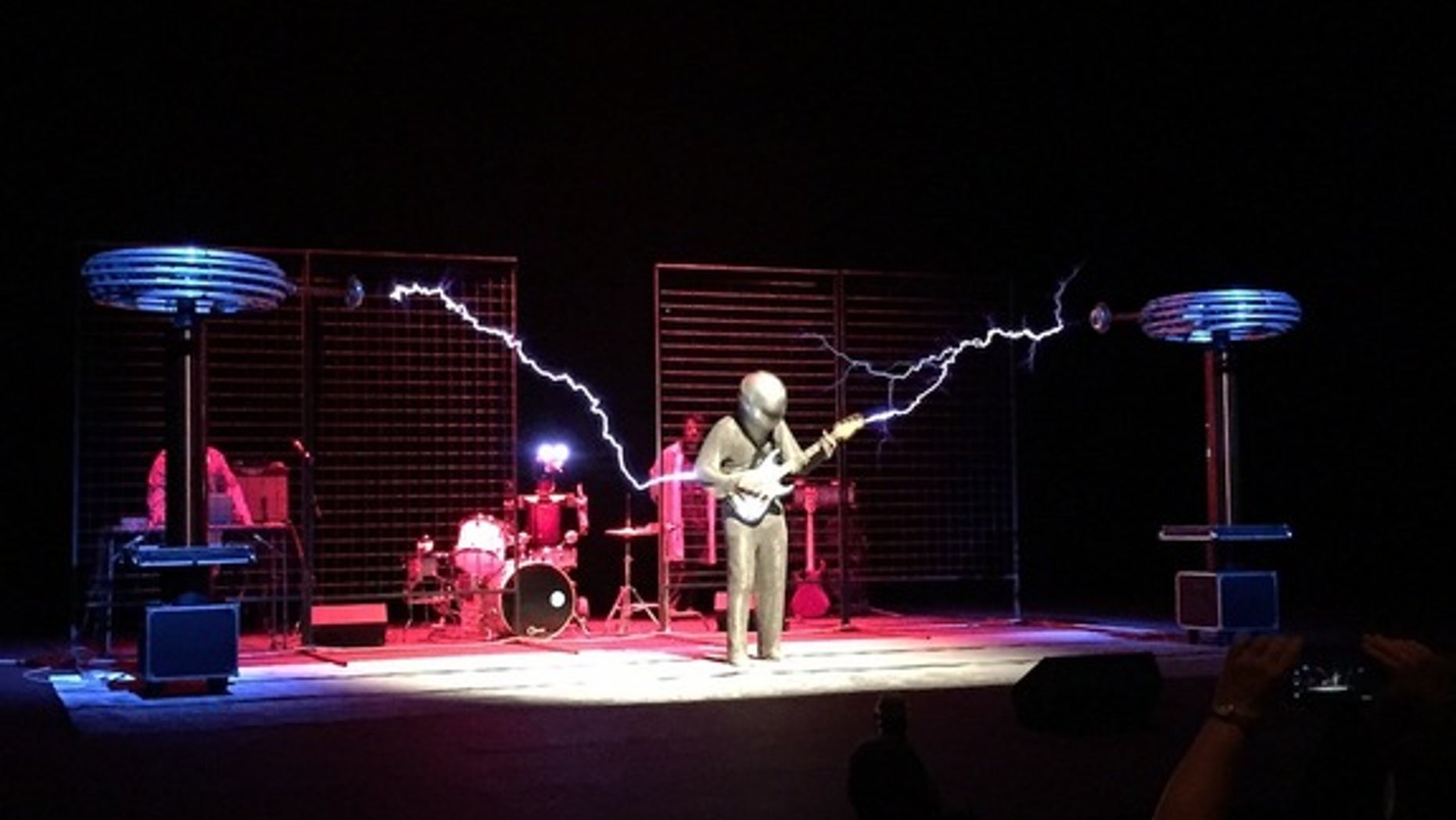 ArcAttack performed with their "singing" Tesla coils on April 23, 2016, at the Smithsonian magazine's "Future Is Here" festival.
