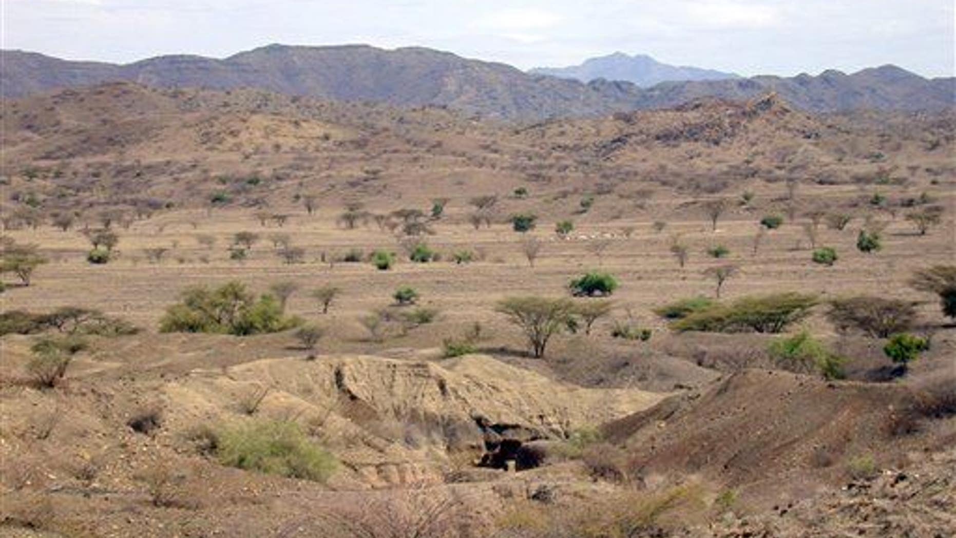 File photo of an archaeological site near the Lake Turkana area in Kenya. The world's earliest known tools may have been found in the region.