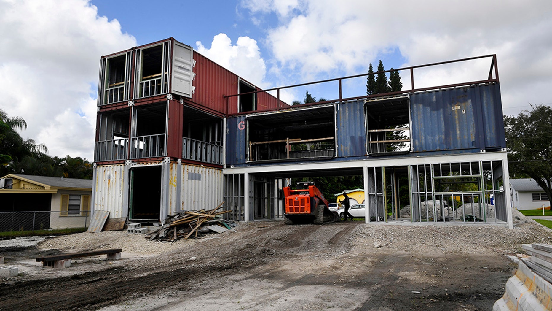 constructing a shipping container house