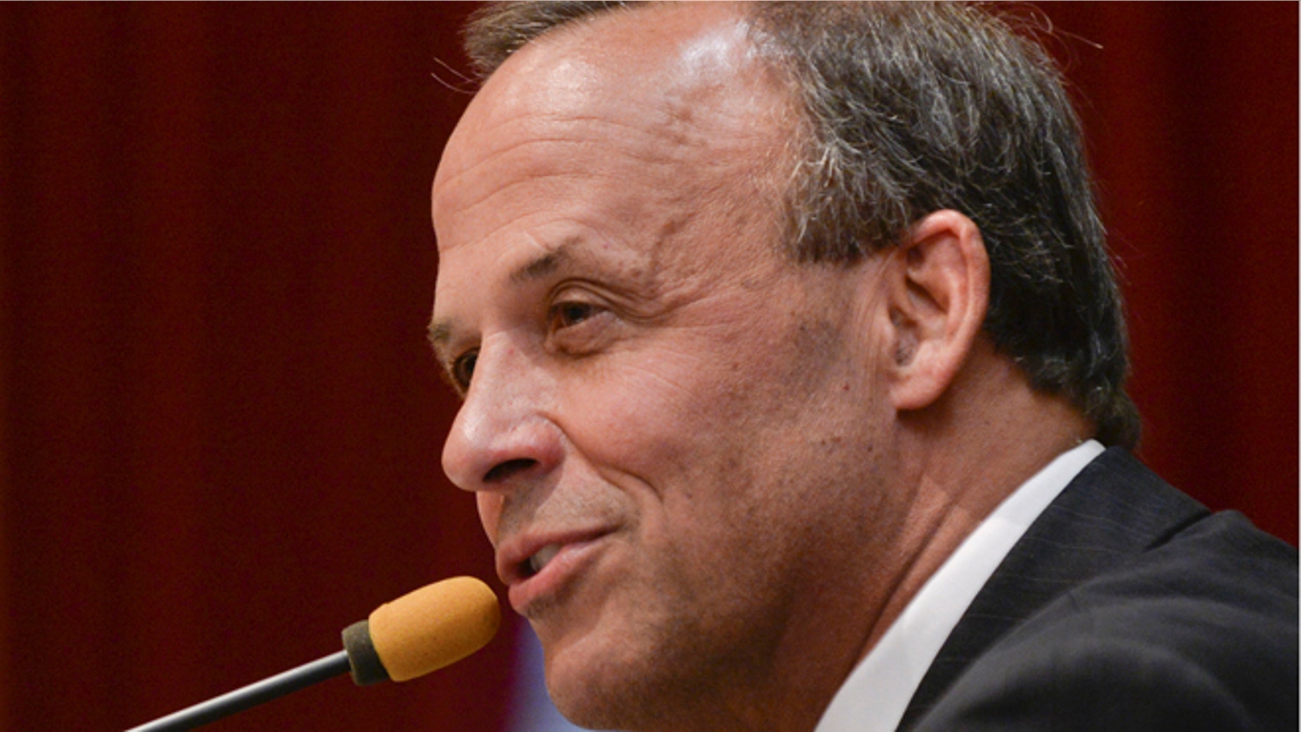 FILE: May 7, 2013: Peoria Mayor Jim Ardis at a City Council meeting in Peoria, Ill.
