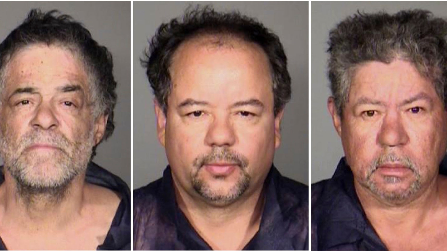 This combination photo released by the Cleveland Police Department shows from left, Onil Castro, Ariel Castro, and Pedro Casto. (AP Photo/Cleveland Police Department)