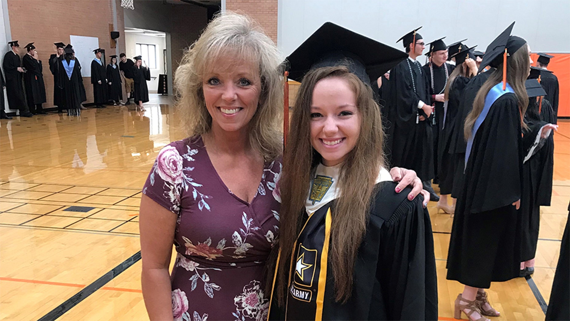 Megan Pohlmeier wanted to wear her US Army sash to graduation, but was denied her request.