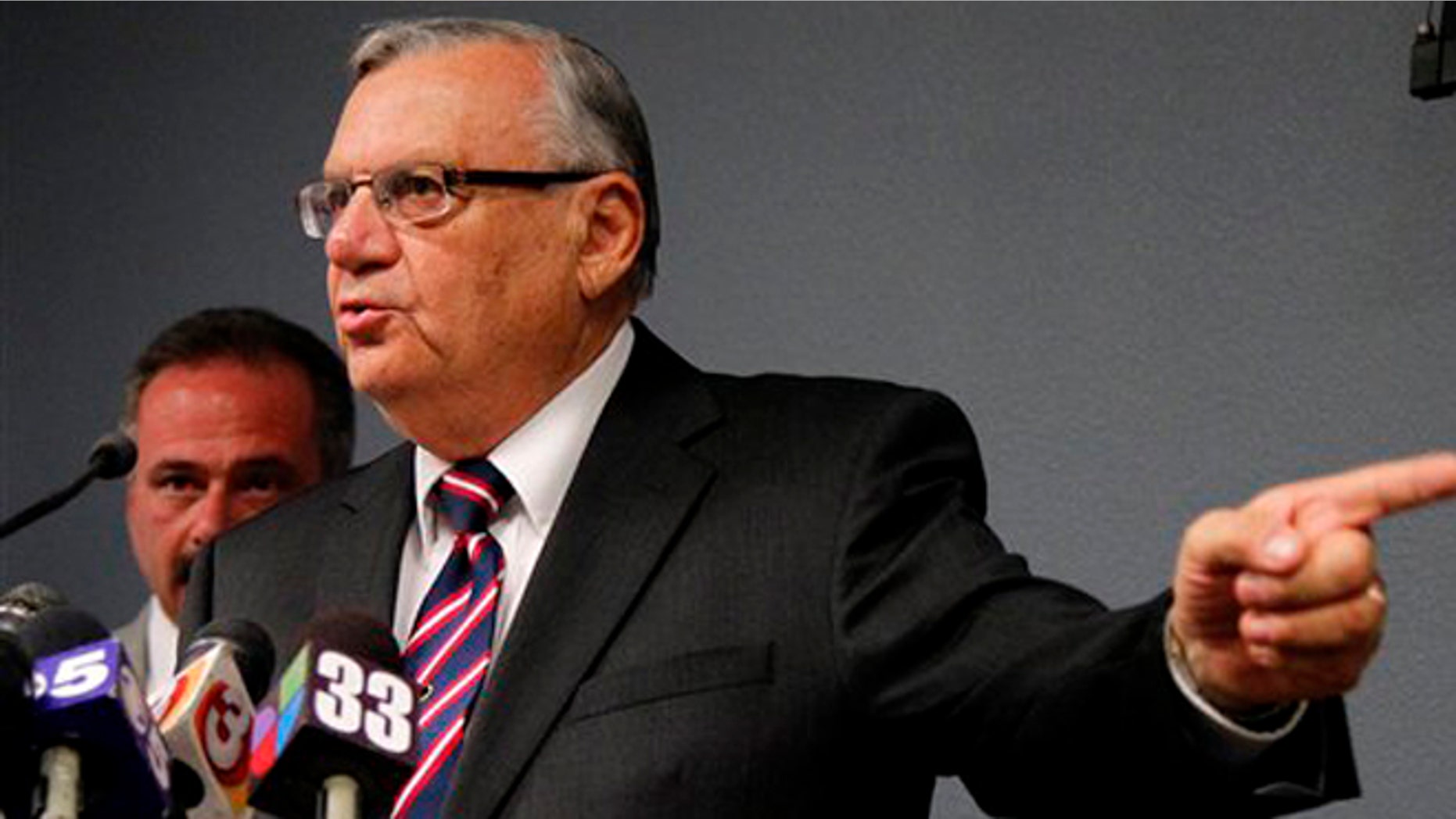 July 17, 2012,: Maricopa County Sheriff Joe Arpaio says in Phoenix that President Obama's birth certificate is a forgery, based on a new investigation.