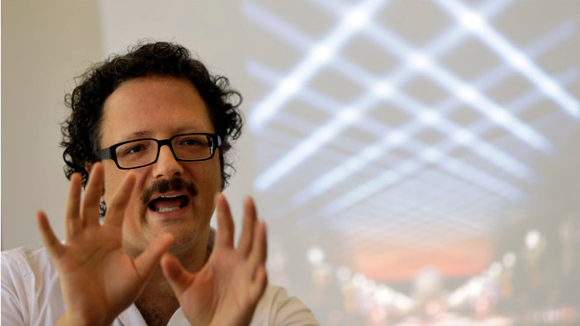 Aug. 23, 2012: Artist Rafael Lozano-Hemmer discusses his new project titled "Open Air."