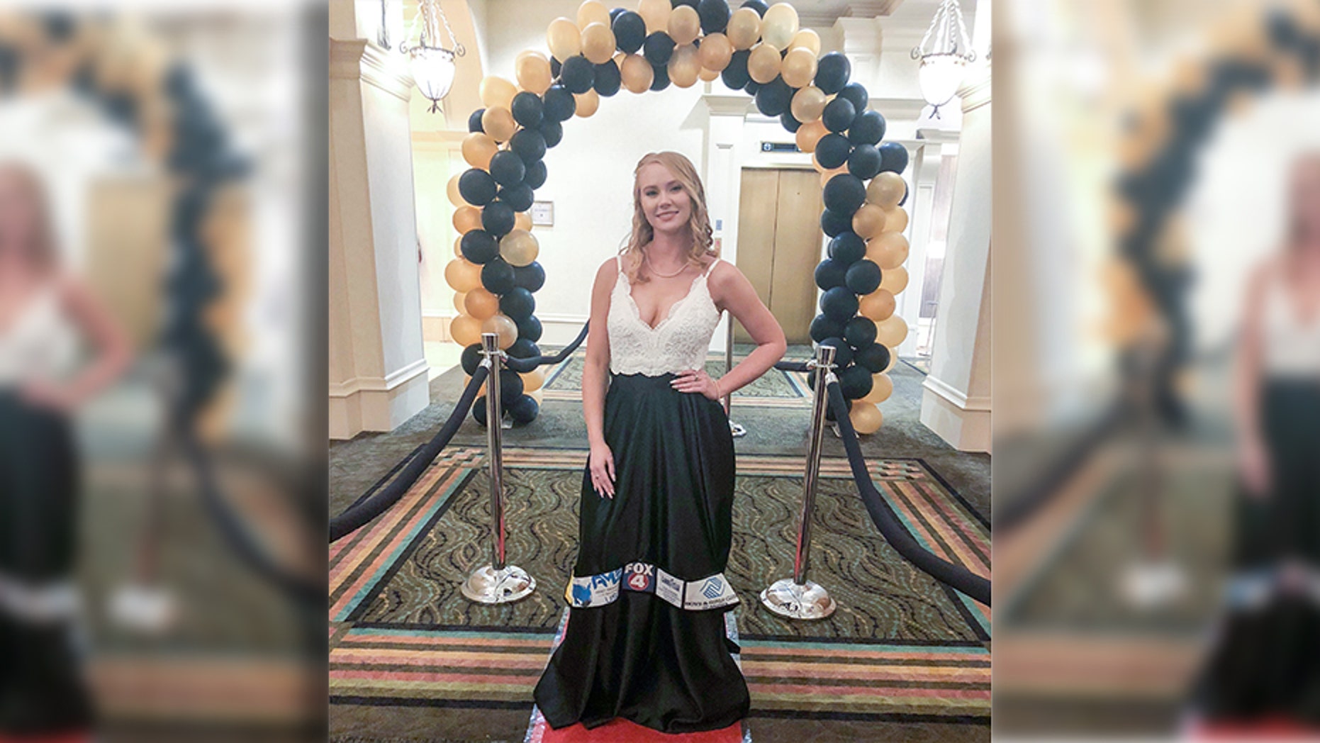One thoughtful Florida teen gave back to her local community in a creative way on prom night.