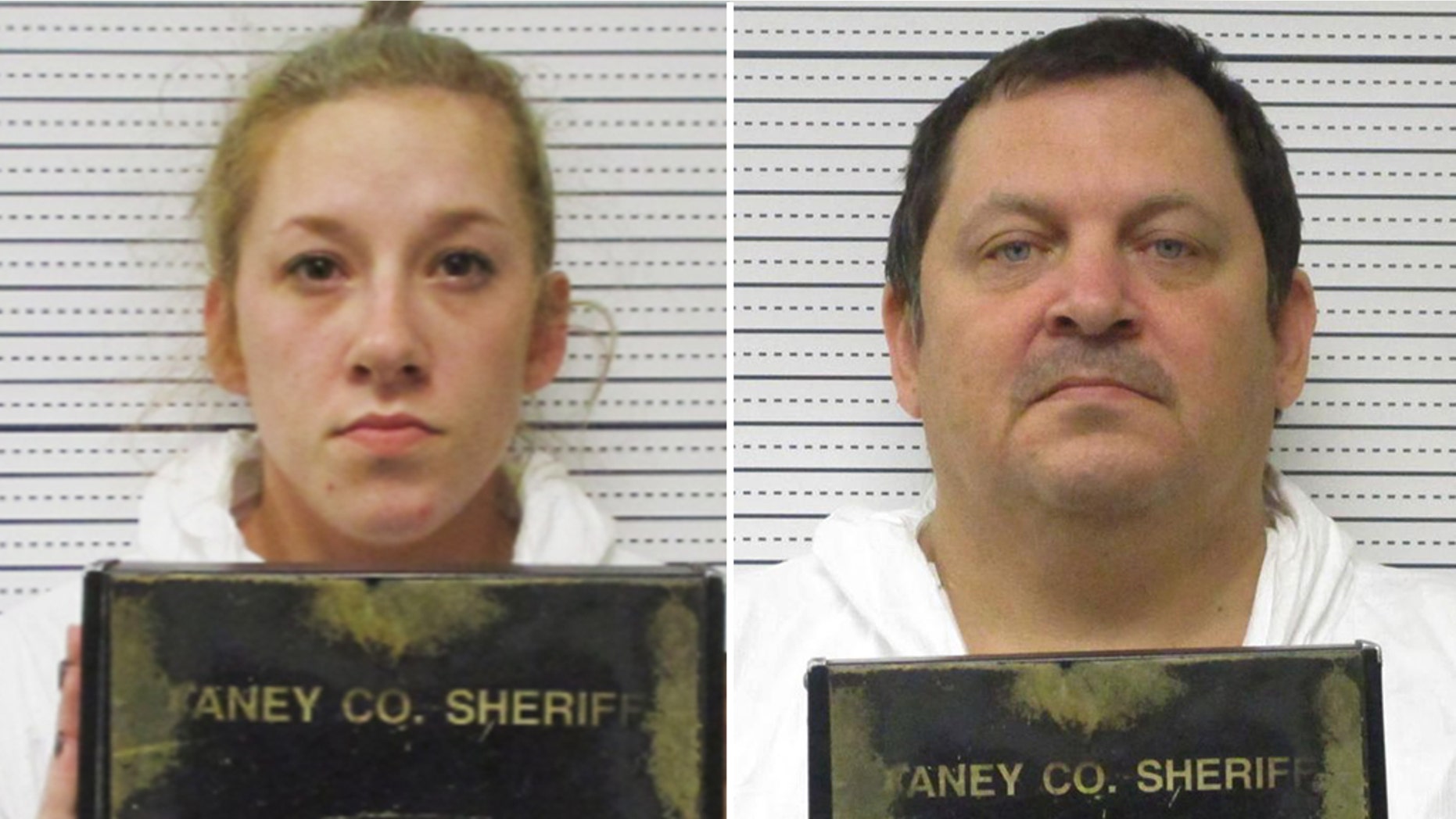 Bailey Boswell, left, and Aubrey Trail, right, were charged Monday in the murder of 24-year-old Sydney Loofe.