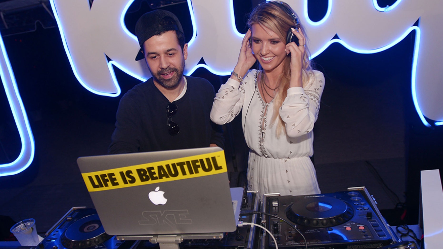 Jus Ske & Audrina Patridge at the Klique App South Florida Launch Party at the Raleigh Hotel on June 6th, 2015.