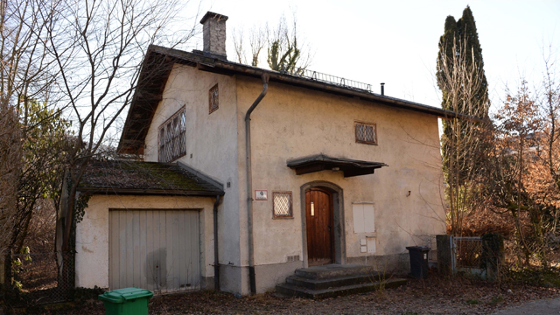 This picture taken Thursday, Feb. 13, 2014 shows the house of Cornelius Gurlitt in Salzburg, Austria. Austrian state television said last week experts have found 180 artworks including a long-lost painting by Claude Monet in this house of the German art collector who hoarded art in his Munich apartment for decades. (AP Photo/Kerstin Joensson)