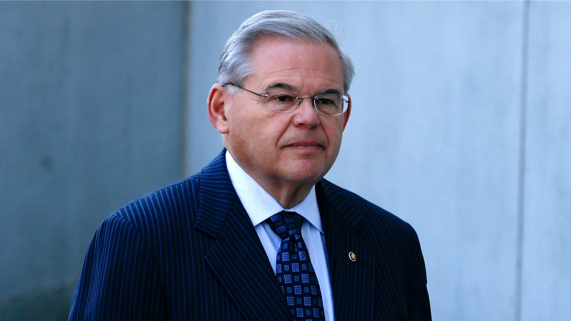 NEWARK, NJ - APRIL 02: Sen. Robert Menendez arrives at a federal court to be indicted on corruption charges on April 2, 2015 in Newark, New Jersey. Melgen and U.S. Sen. Robert Menendez (D-NJ) are being indicted on corruption charges stemming from the senator being accused of accepting nearly $1 million in gifts and campaign contributions. (Photo by Kena Betancur/Getty Images)