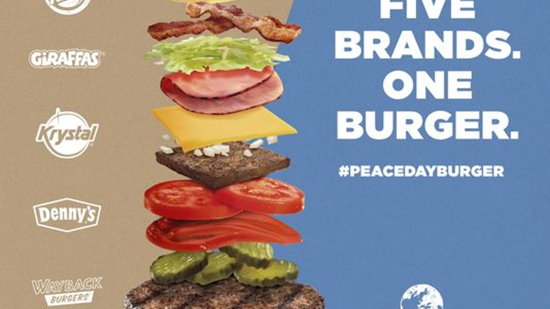 The new burger is a mashup between five fast food chains.