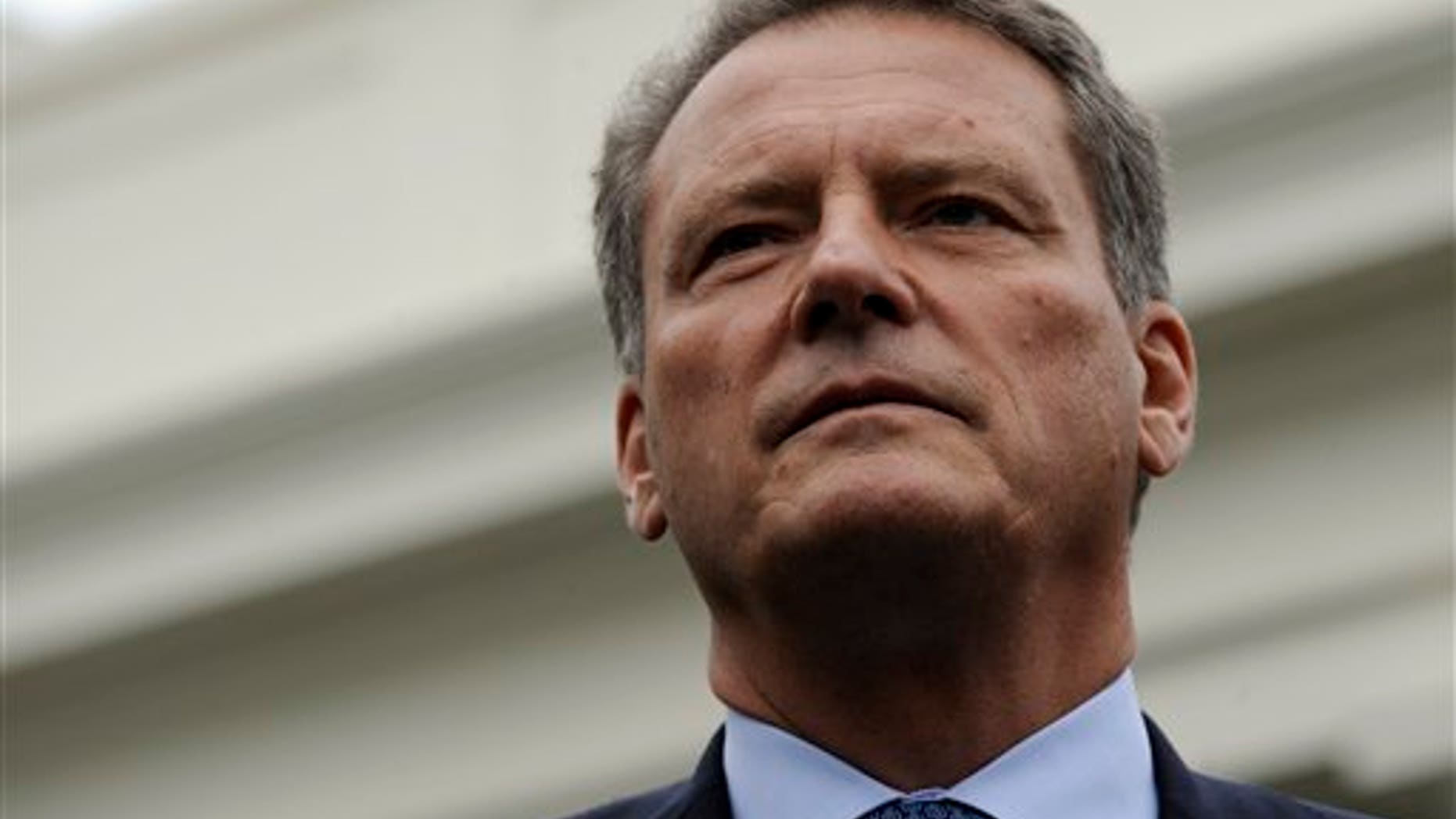 June 16: BP Chairman Carl-Henric Svanberg is seen outside the White House in Washington, after he and other BP representative met with Obama. (AP)