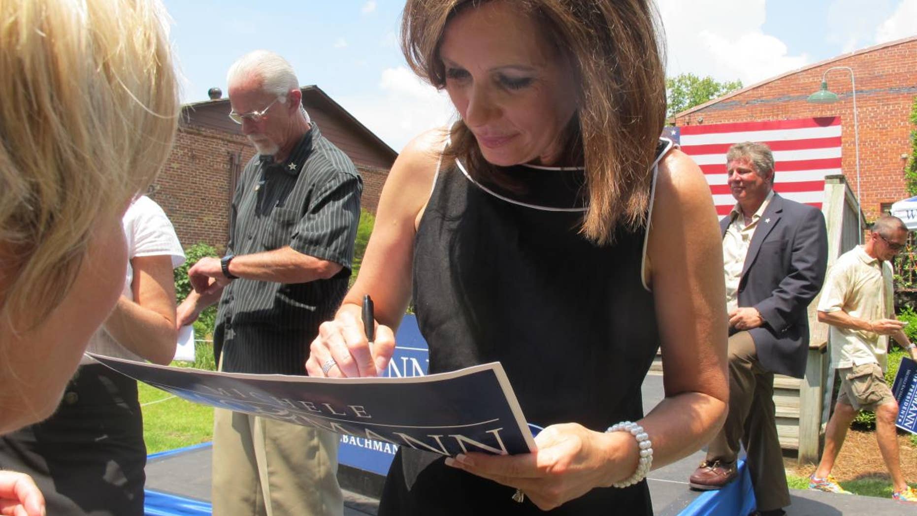 Michele Bachmann after a South Carolina campaign event. (File/Fox News Photo)