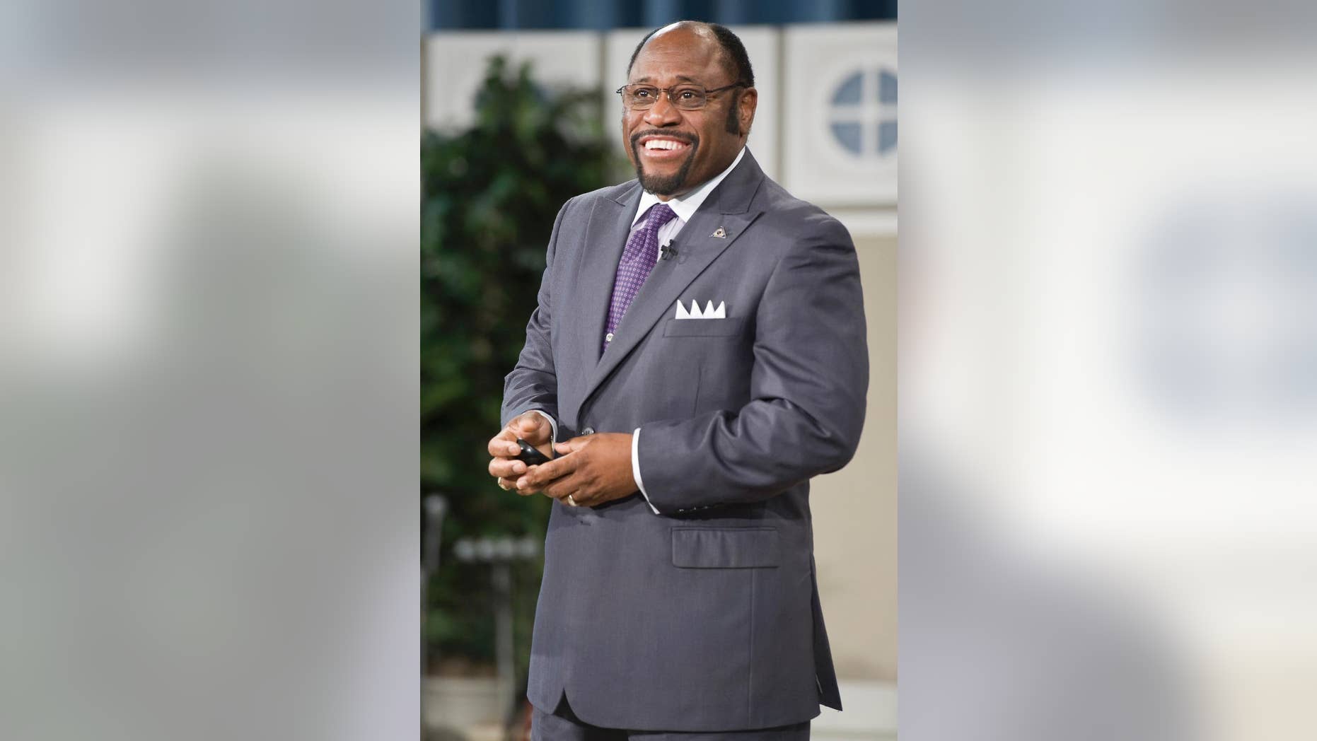 In this Jan. 19, 2011 photo provided by Oral Roberts University, Rev. Myles Munroe preaches during an Oral Roberts University chapel service in Tulsa, Oklahoma. Severe weather was likely a factor in the small plane crash on Sunday, Nov. 9, 2014 that killed nine people, including the prominent Christian minister and his wife, on approach to the island of Grand Bahama, the Bahamas foreign minister said Monday. The flight was also carrying several members of Munroe's Bahamas Faith Ministries. (AP Photo/Oral Roberts University)