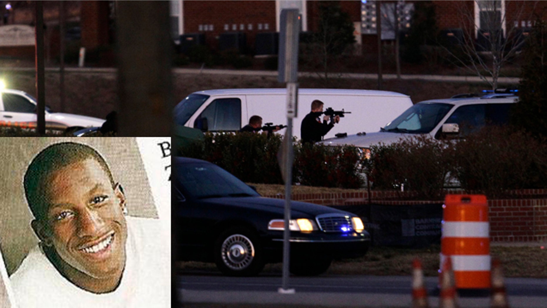 Devon Mitchell was shot after he walked out of the Wachovia bank with a gun pressed to the head of a female hostage