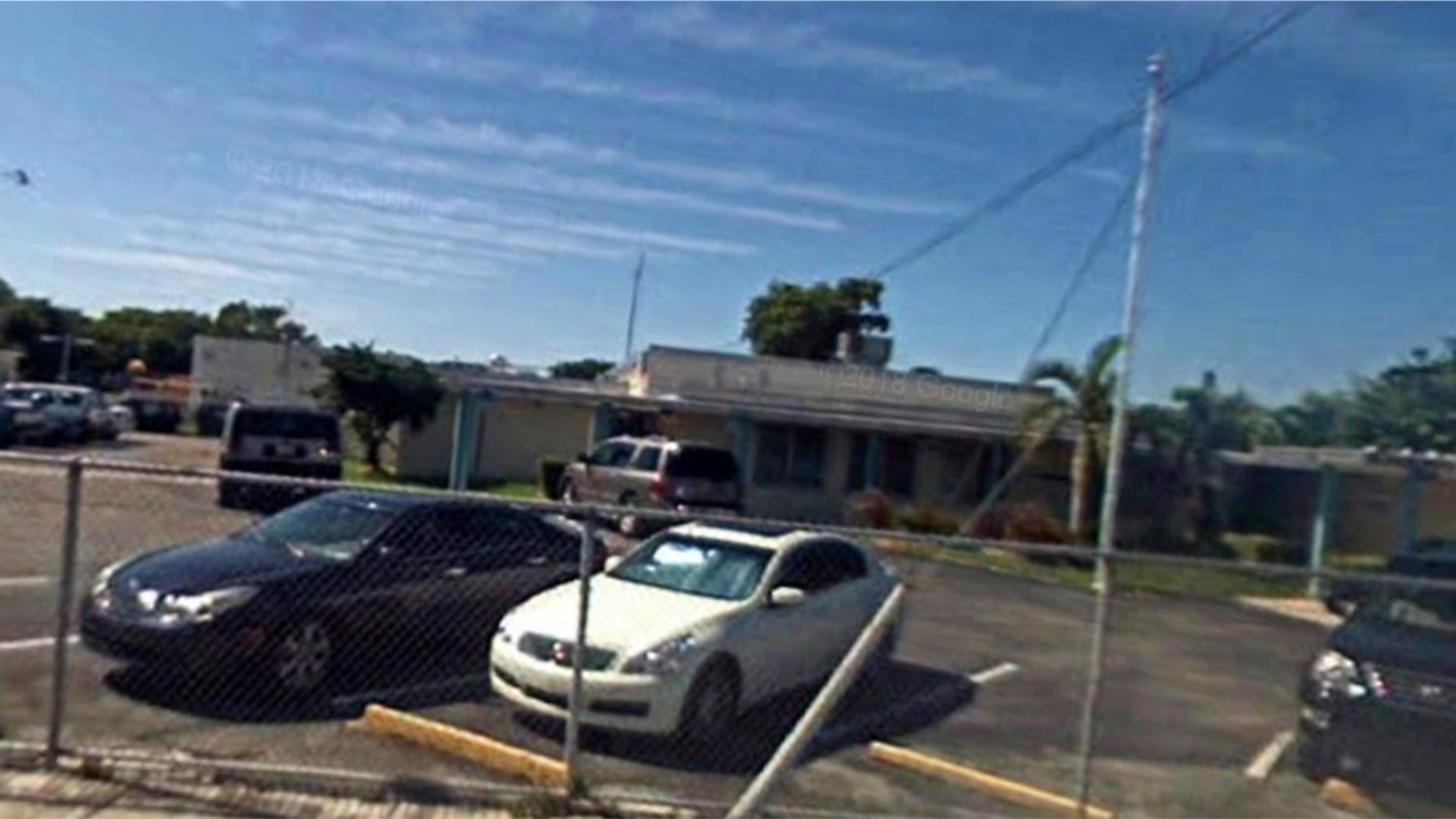 Kandy Escotto placed a recording device in her son Aaron's bag when he would come back from Banyan Elementary School (pictured) "behaving super weird."