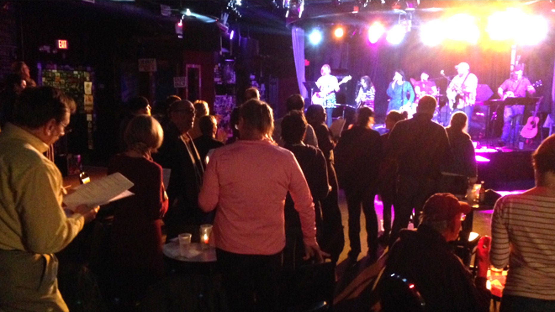 A Beer and Hymns session at Smith's Olde Bar in Atlanta.