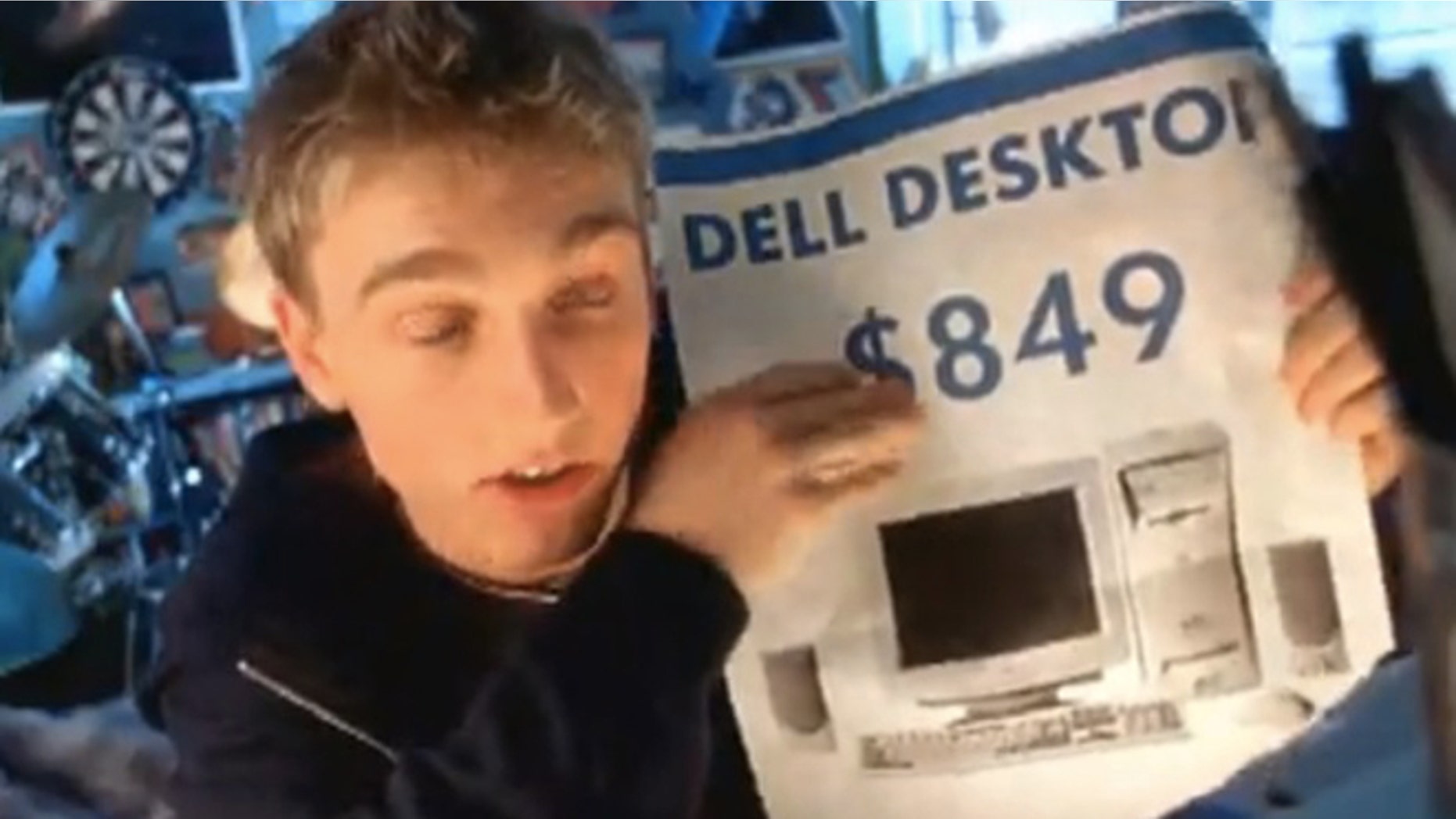 Ben Curtis, the Dell Dude, seen in a frame from one of his ads for the PC company.