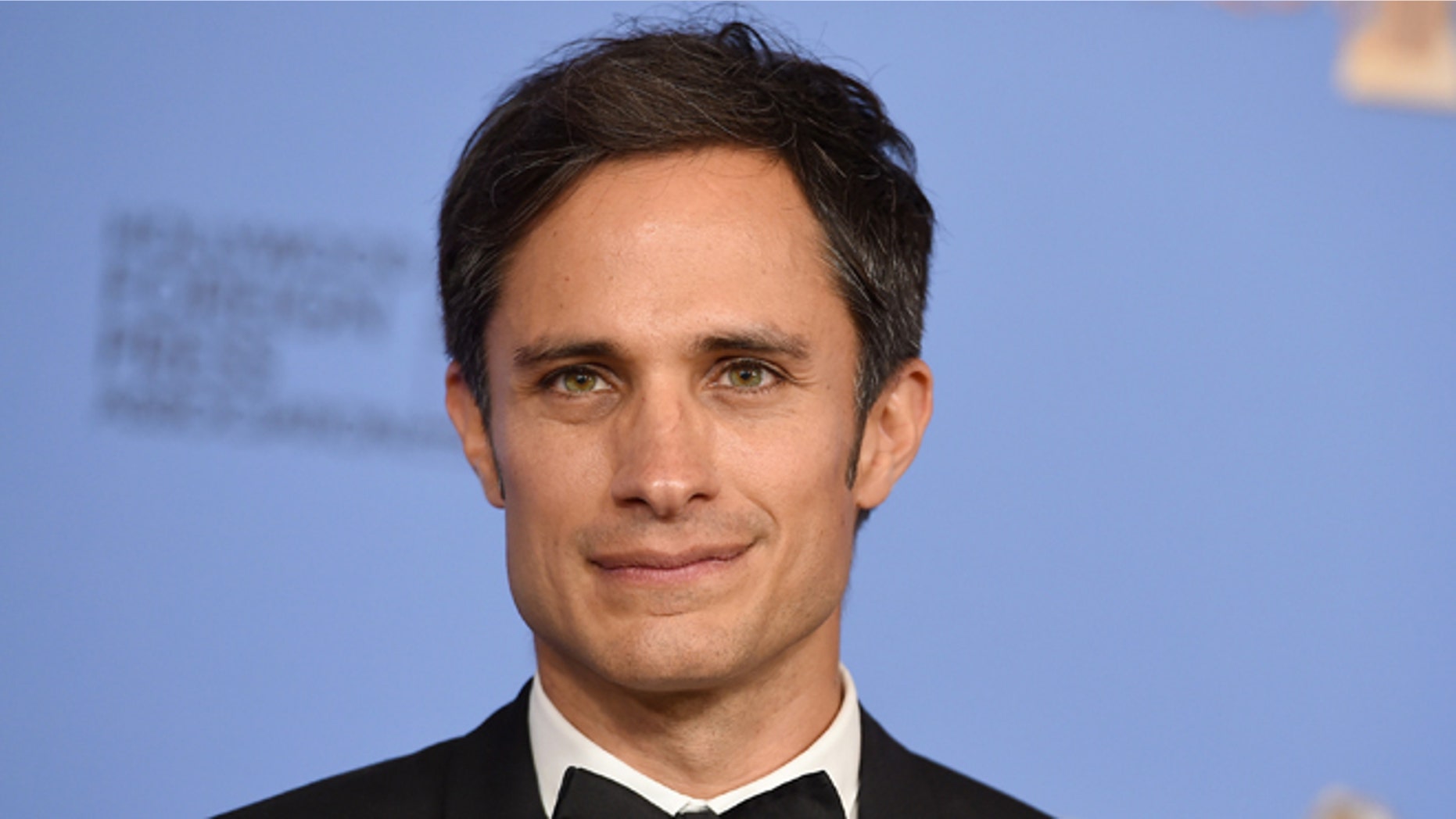 FILE - In this Jan. 10, 2016 file photo, Gael García Bernal poses in the press room after winning the award for best actor in a television series - musical or comedy for Mozart in the Jungle at the 73rd annual Golden Globe Awards in Beverly Hills, Calif. (Photo by Jordan Strauss/Invision/AP, File)