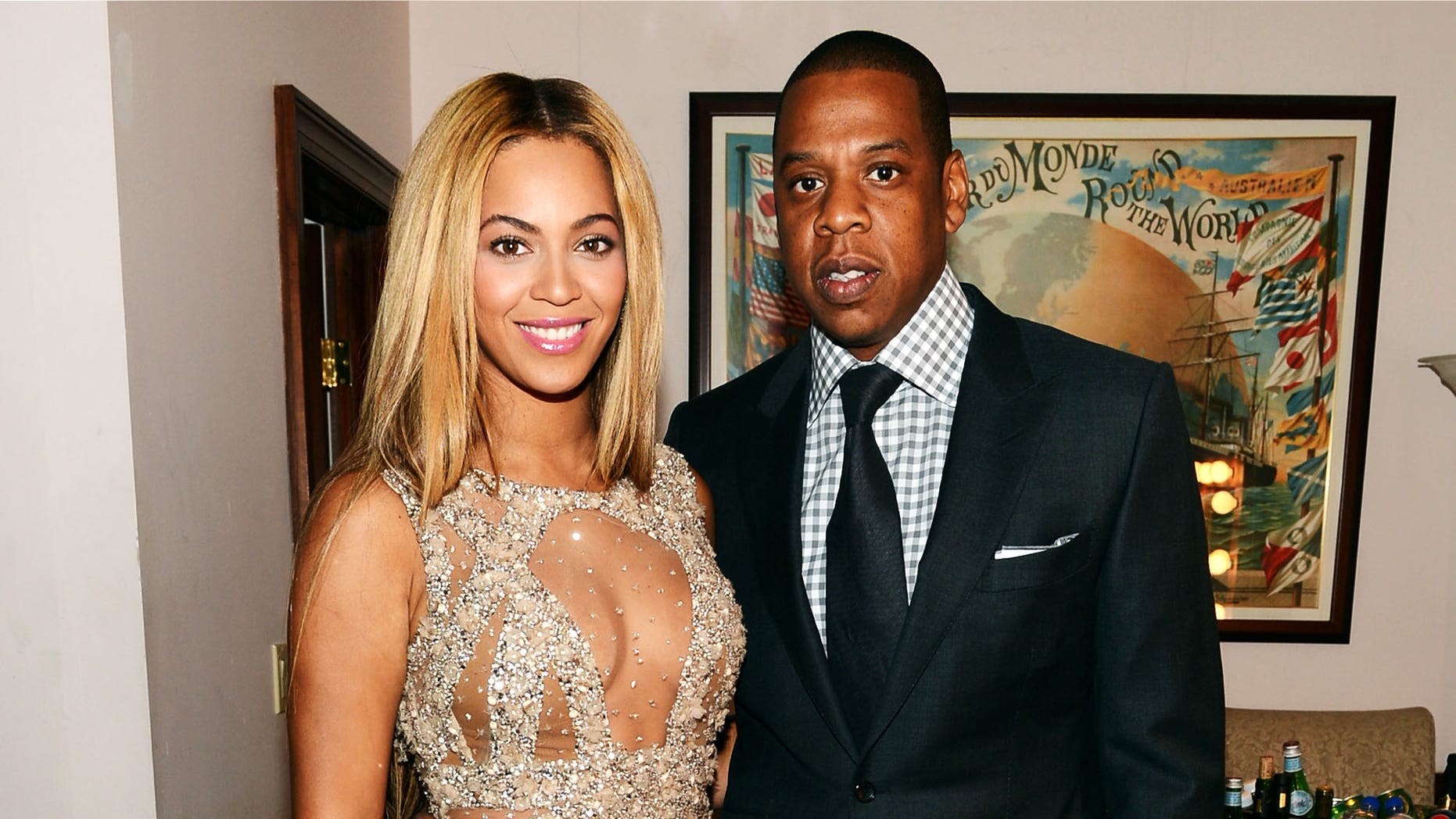 Beyonce and Jay-Z in New York City, in February 2013.