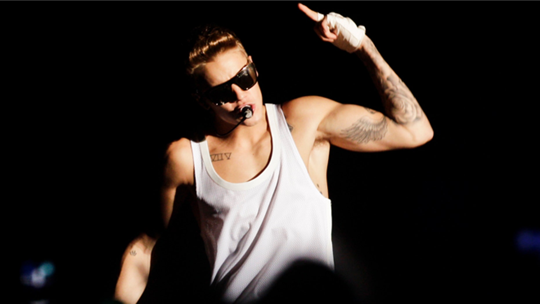 Oct. 24, 2013: Justin Bieber performs during his 'Believe' world tour in Panama City.