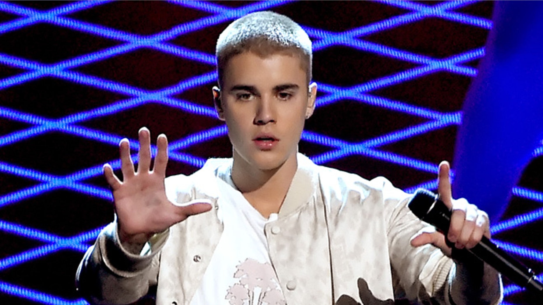 Justin Bieber during the 2016 Billboard Music Awards at T-Mobile Arena on May 22, 2016 in Las Vegas, Nevada.